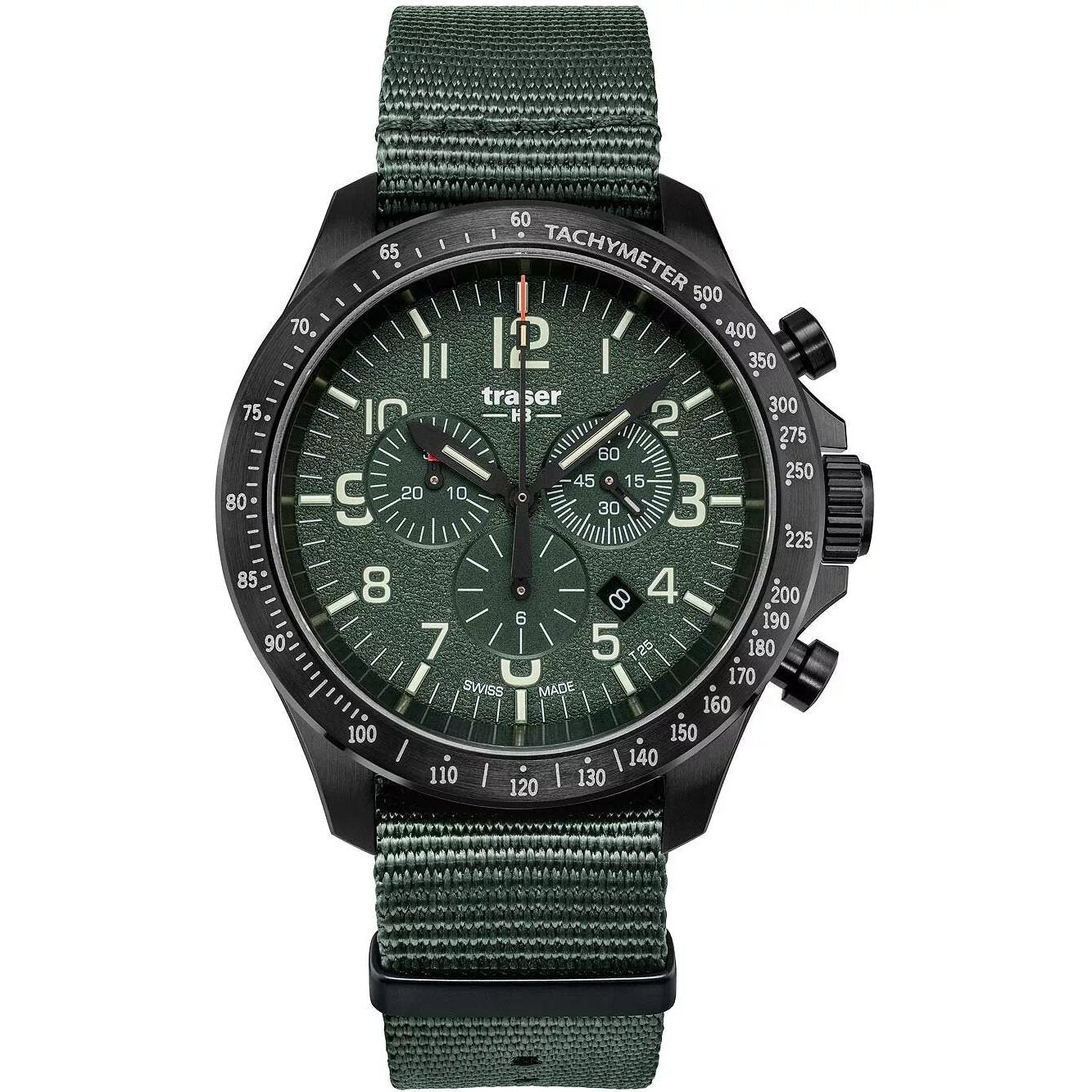 Men's P67 Officer Pro Chronograph Green 109463 Traser