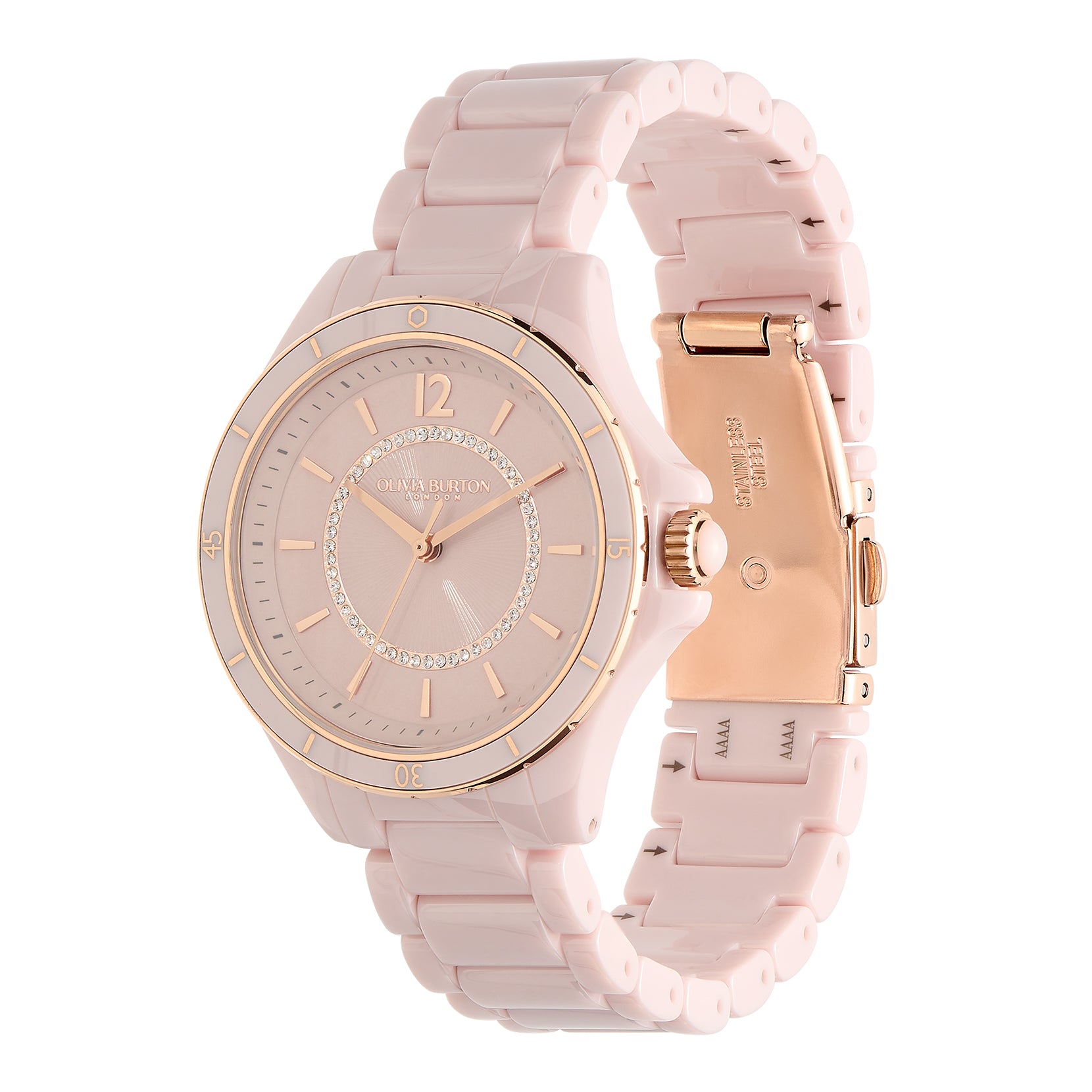 Ladies Sports Luxe Ceramic Watch (24000035).