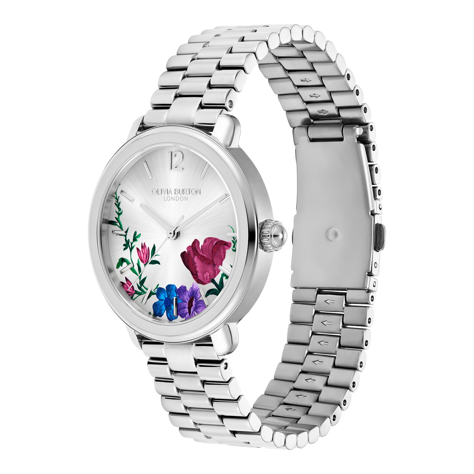 Ladies Vintage Floral Watch (24000205)