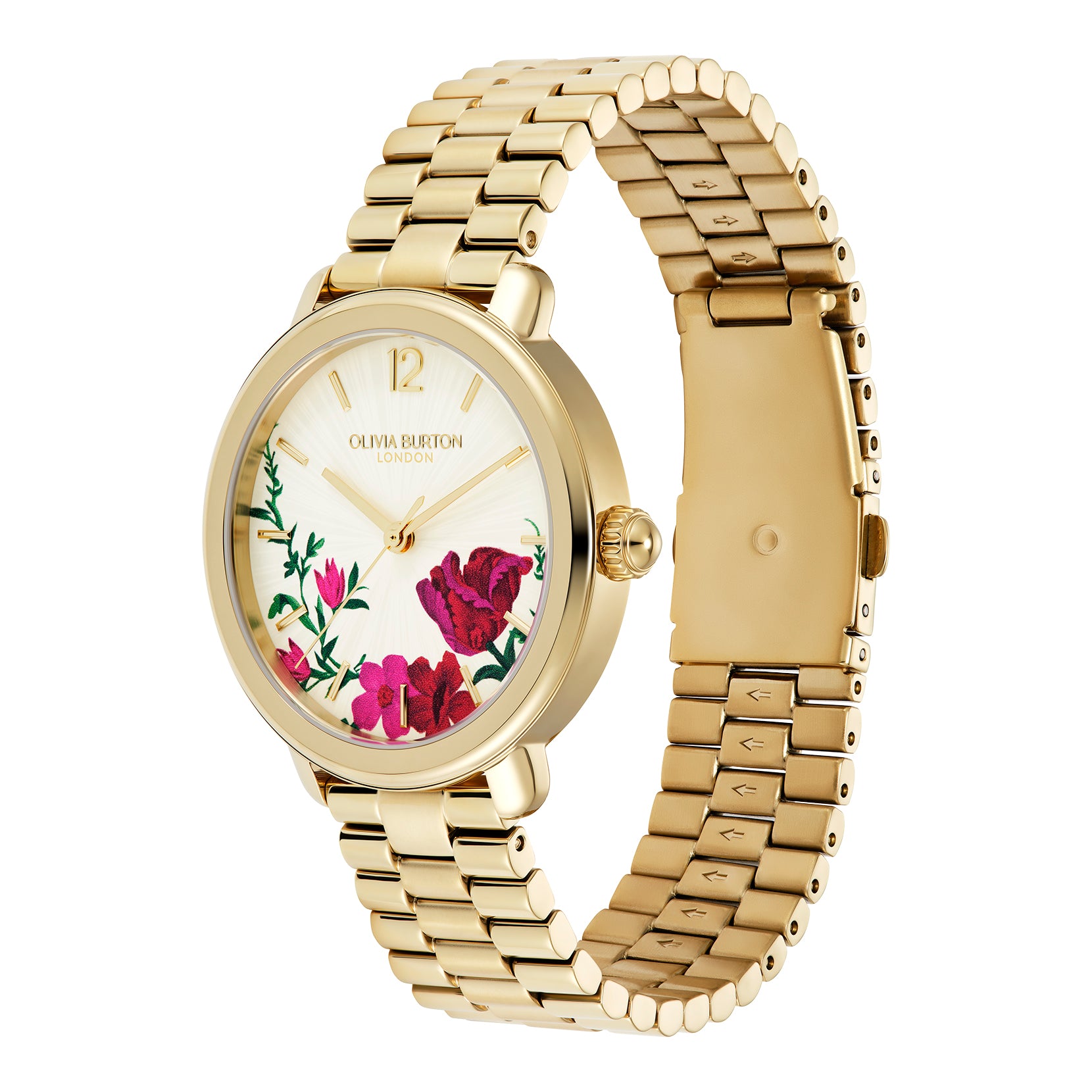 Ladies Vintage Floral Watch (24000206)