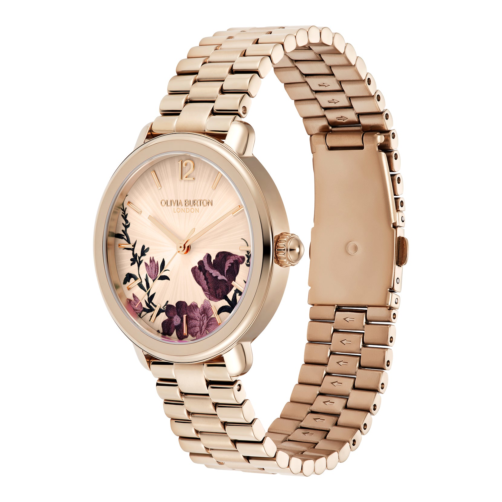 Ladies Vintage Floral Watch (24000207)