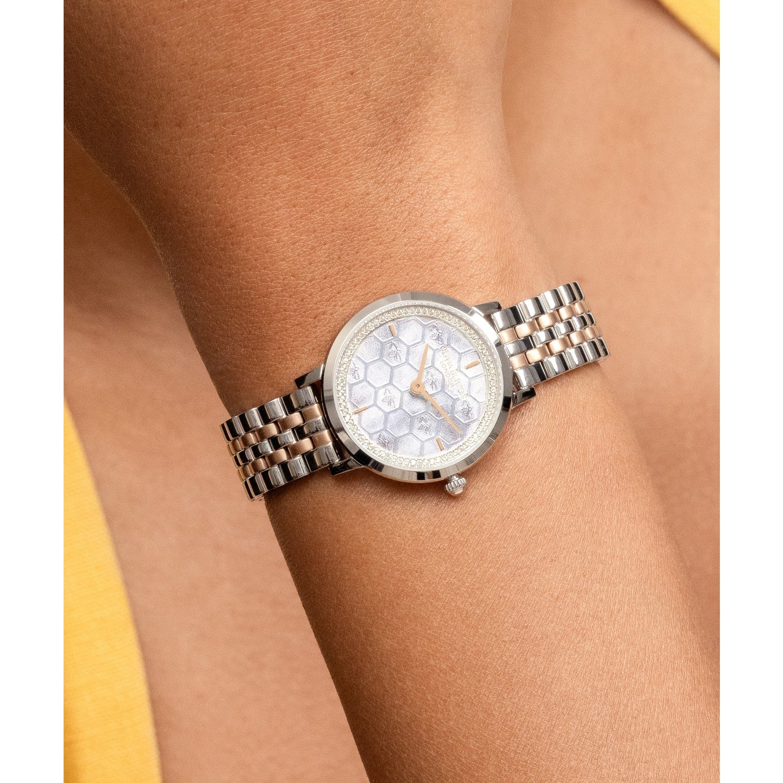 Ladies Ob Signature Ultra Slim Honeycomb Watch (24000265)