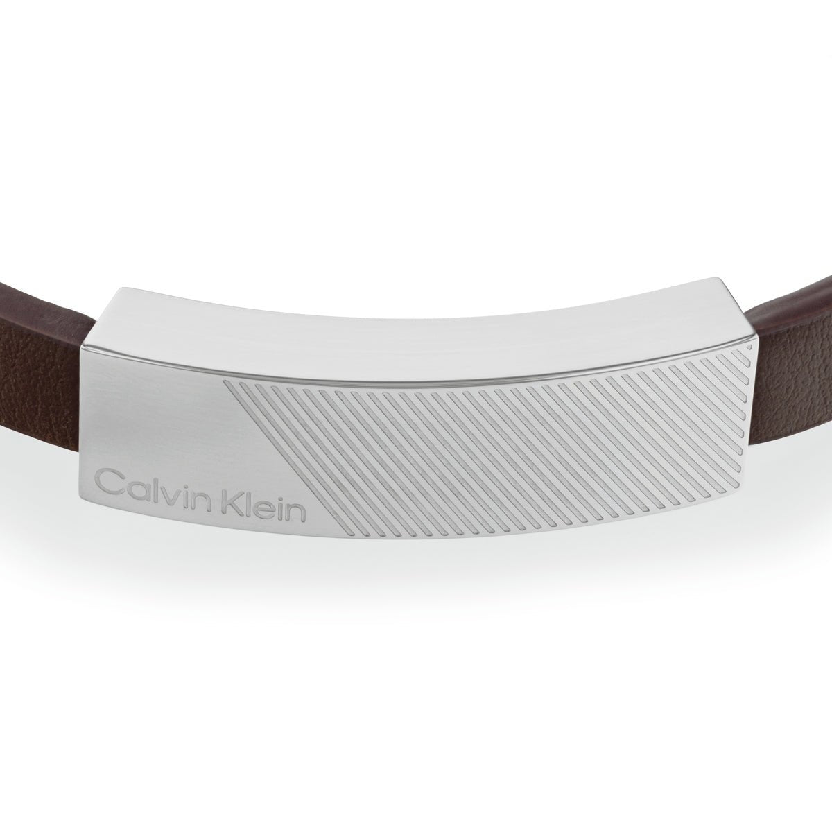 Shop Calvin Klein Unisex Leather Stainless Bracelets by nopple | BUYMA