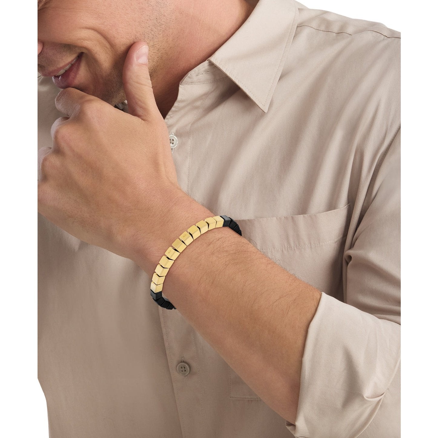 Men's CK Beaded Bracelet (35000428)