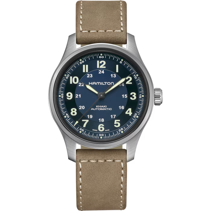 Men's Khaki Field Watch (H70545540).