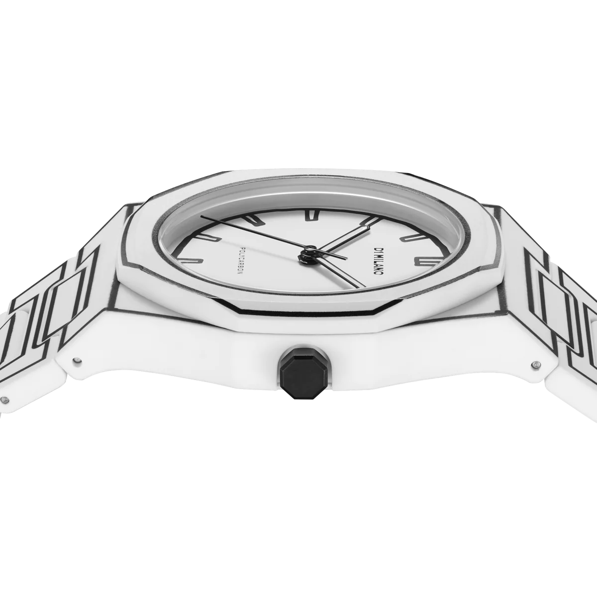 Men's White Sketch Watch (D1-PCBJ34)