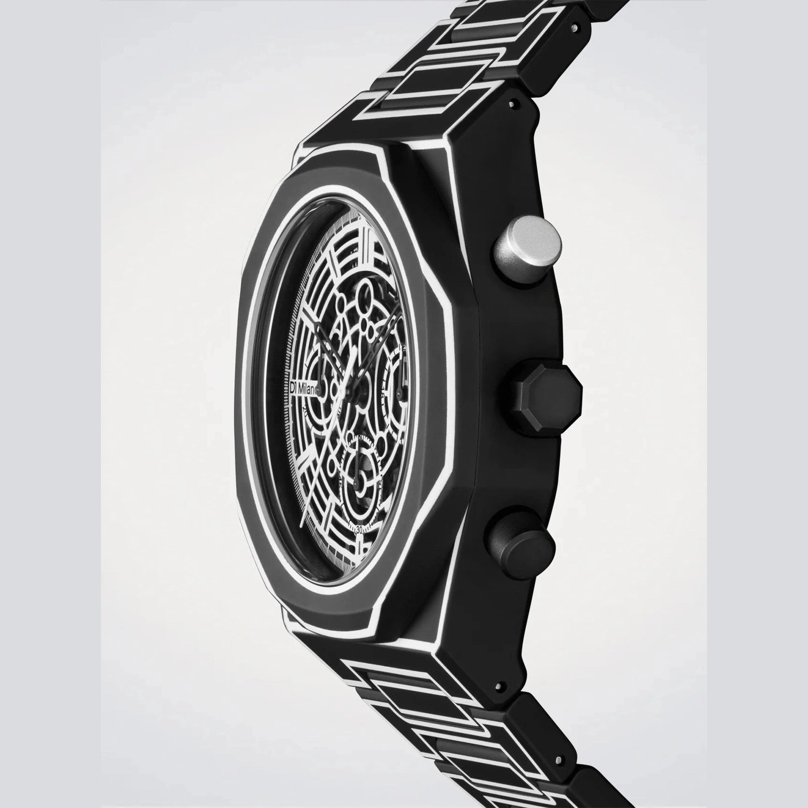 Men's Black Sketch Watch (D1-PHBJ14)