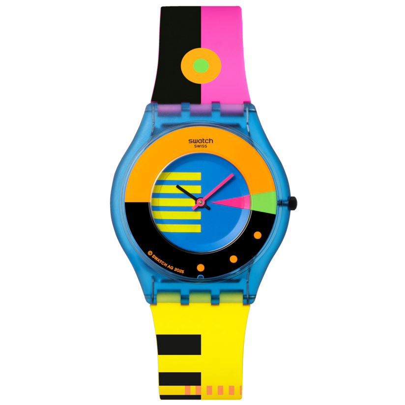 Swatch Thru The Crown Glass Swatch Thru The Crown Glass
