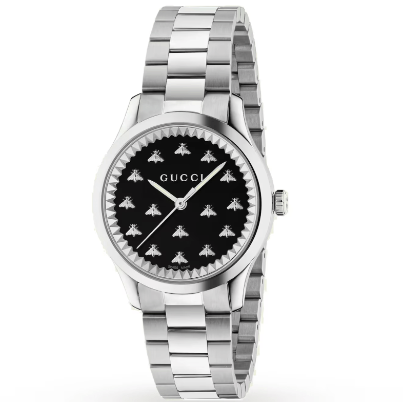 Ladies G-Timeless With Bee Motif Watch (YA1265034).