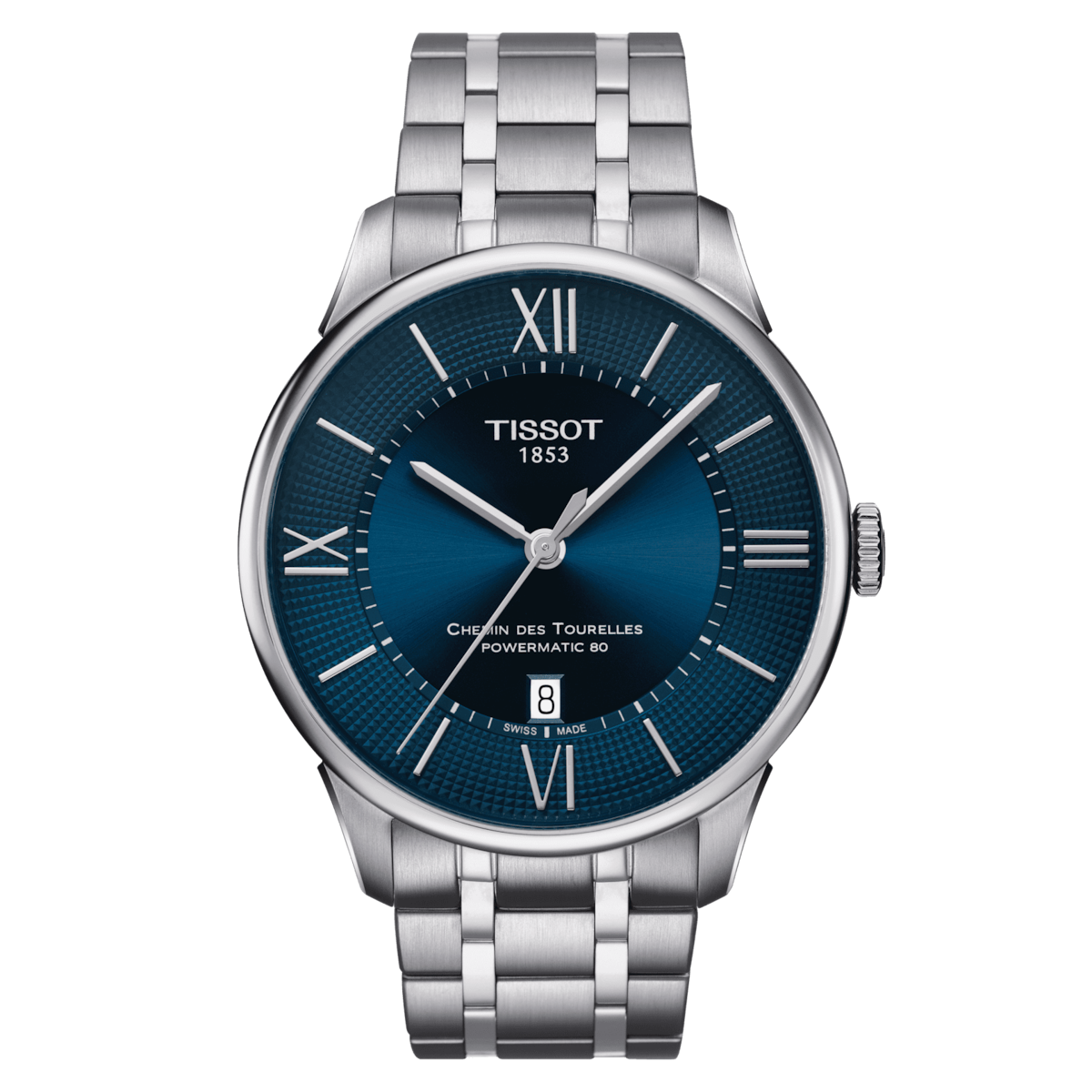 Men's Chemin des Tourelles Powermatic 80 Watch (T0994071104800).