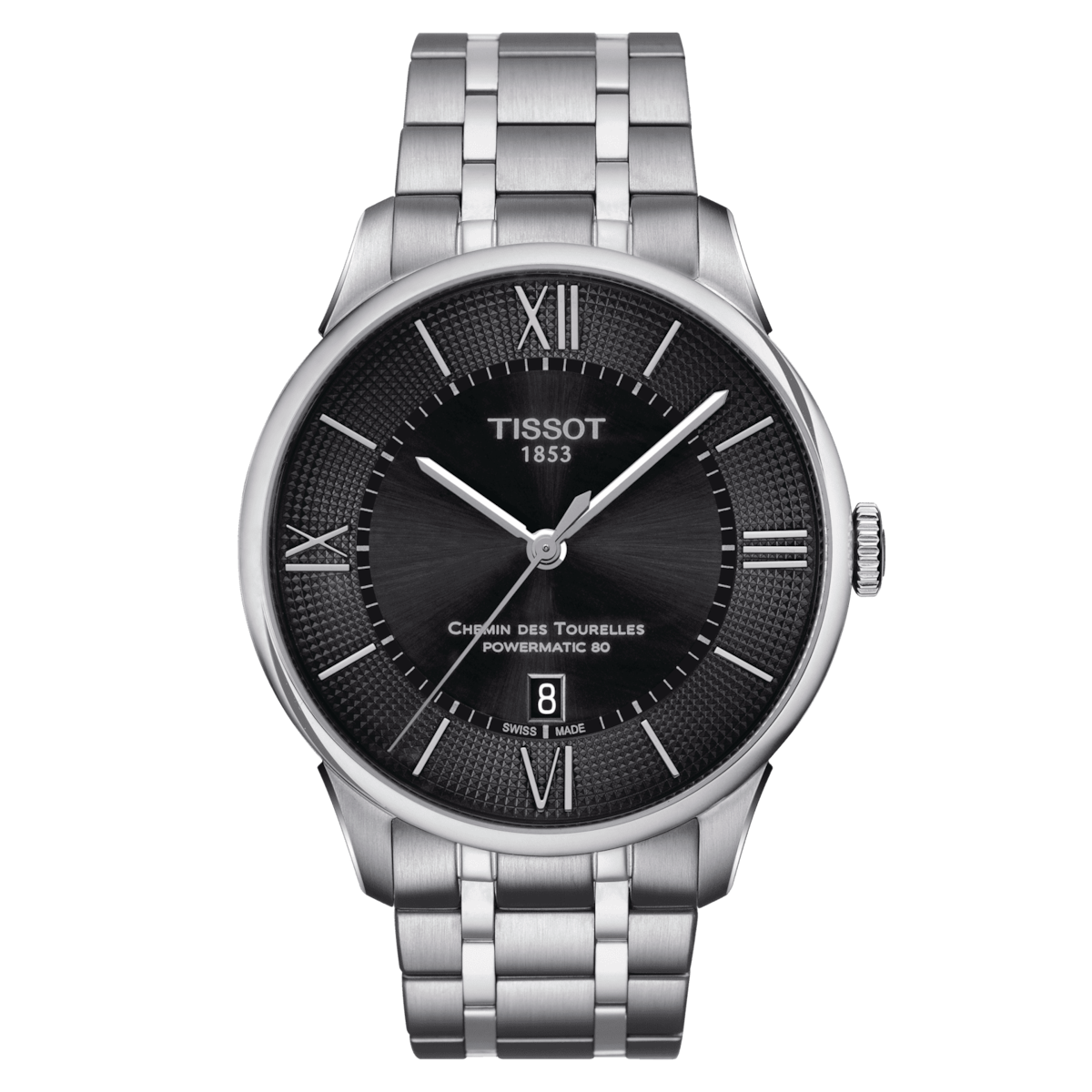 Men's Chemin des Tourelles Powermatic 80 Watch (T0994071105800).