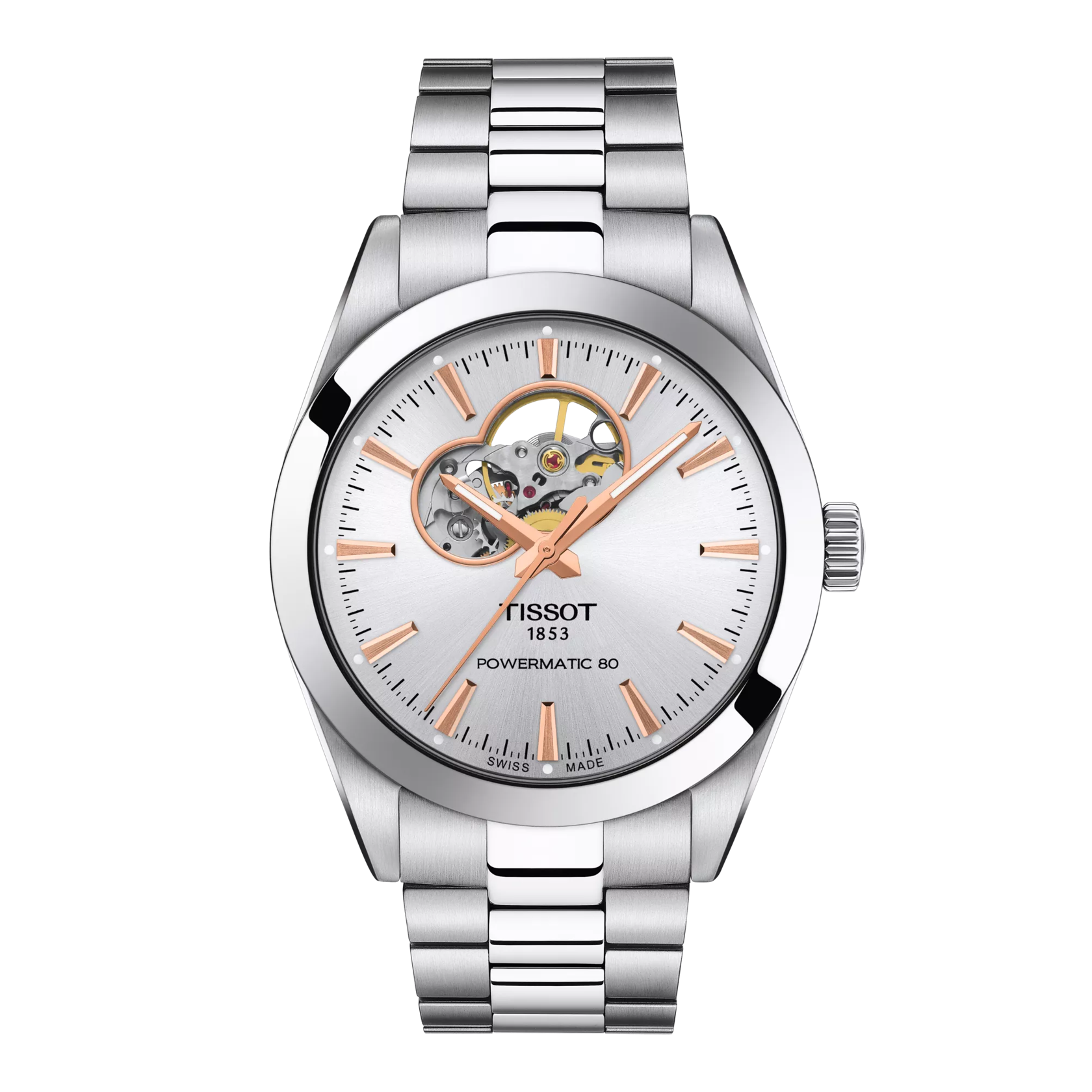 Men's Gentleman Open Heart Watch (T1274071103101)
