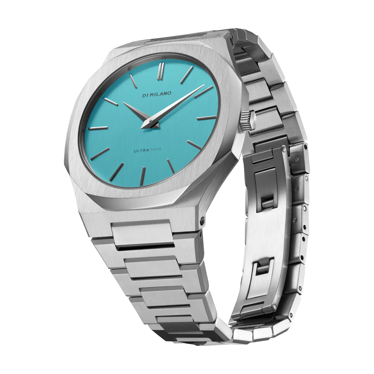 Ladies Ultra Thin Light Blue Watch (D1-UTBU08)