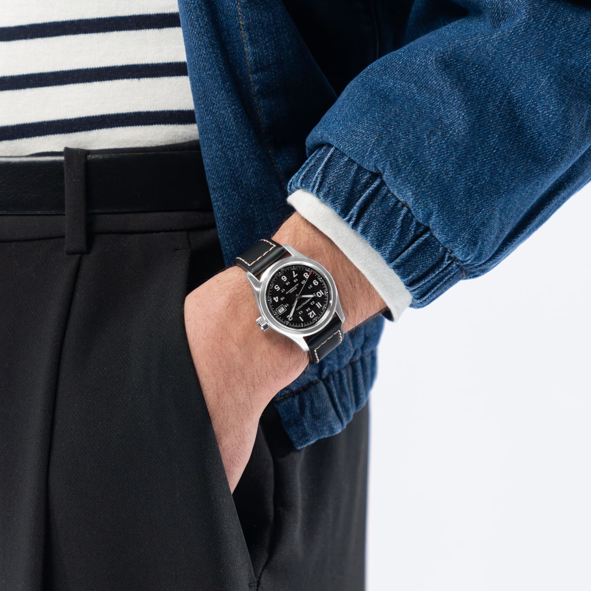 Men's Khaki Field Watch (H70455733)