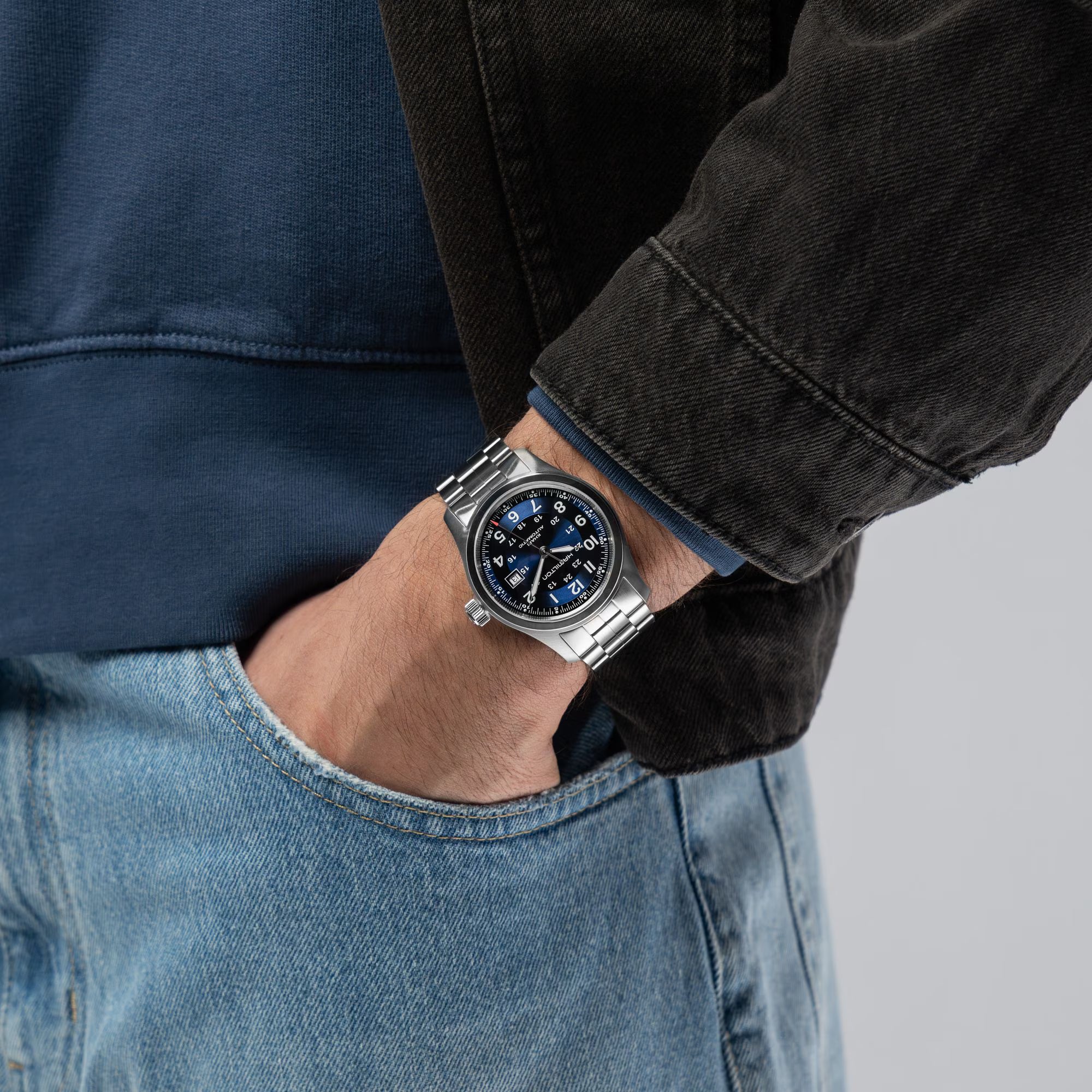 Men's Khaki Field Watch (H70605140)