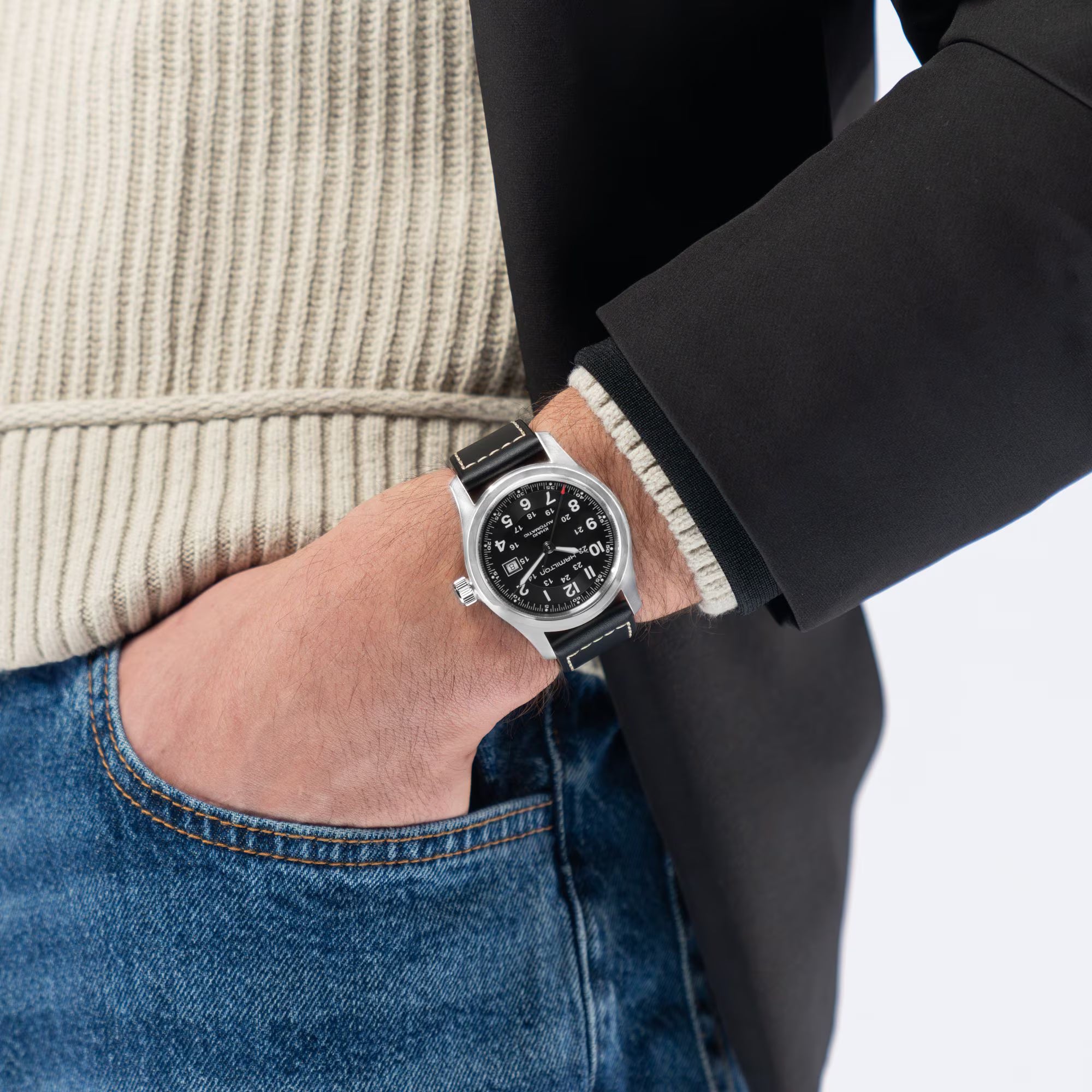 Men's Khaki Field Watch (H70605733)