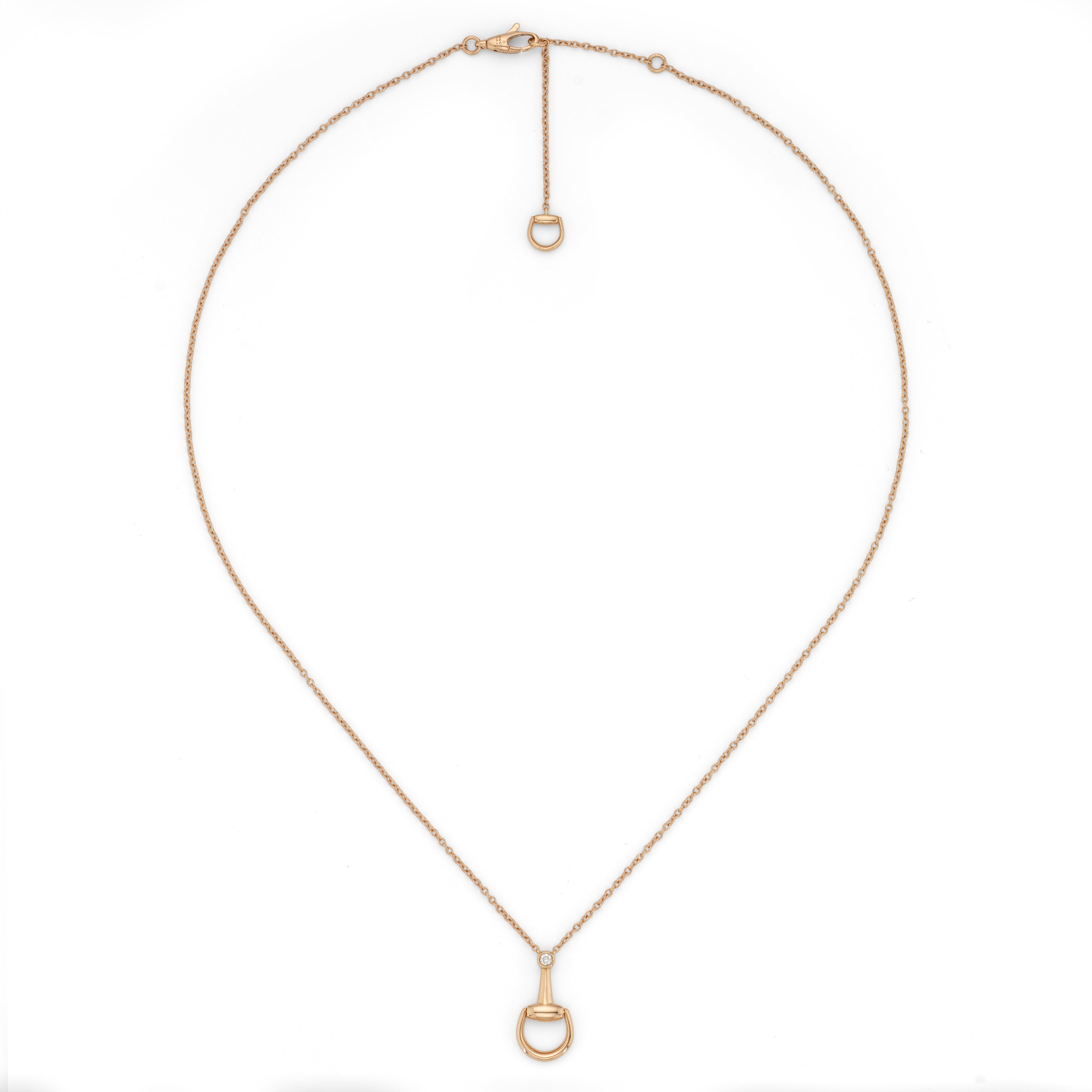 Gucci Horsebit Necklace (YBB837599001)