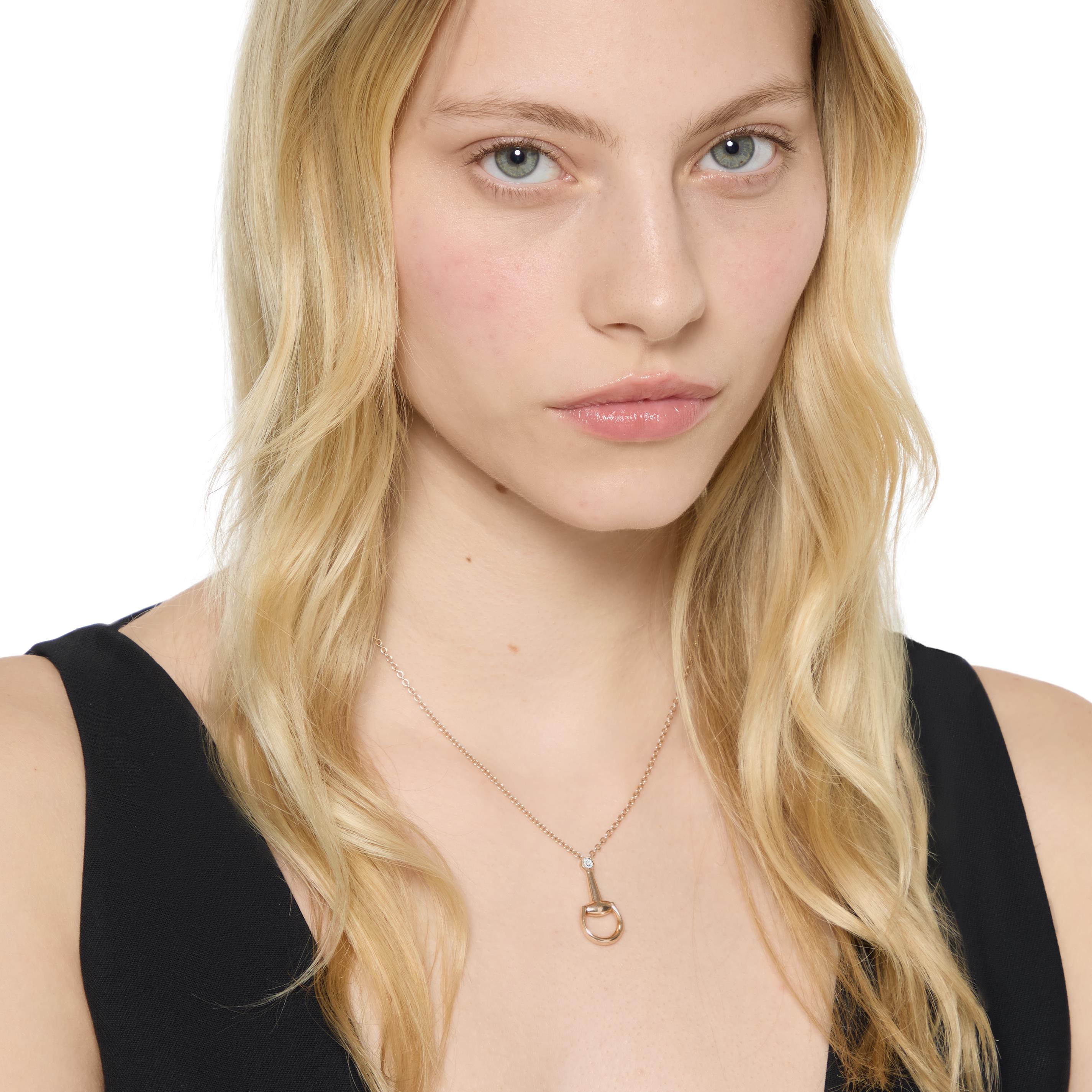 Gucci Horsebit Necklace (YBB837599001)