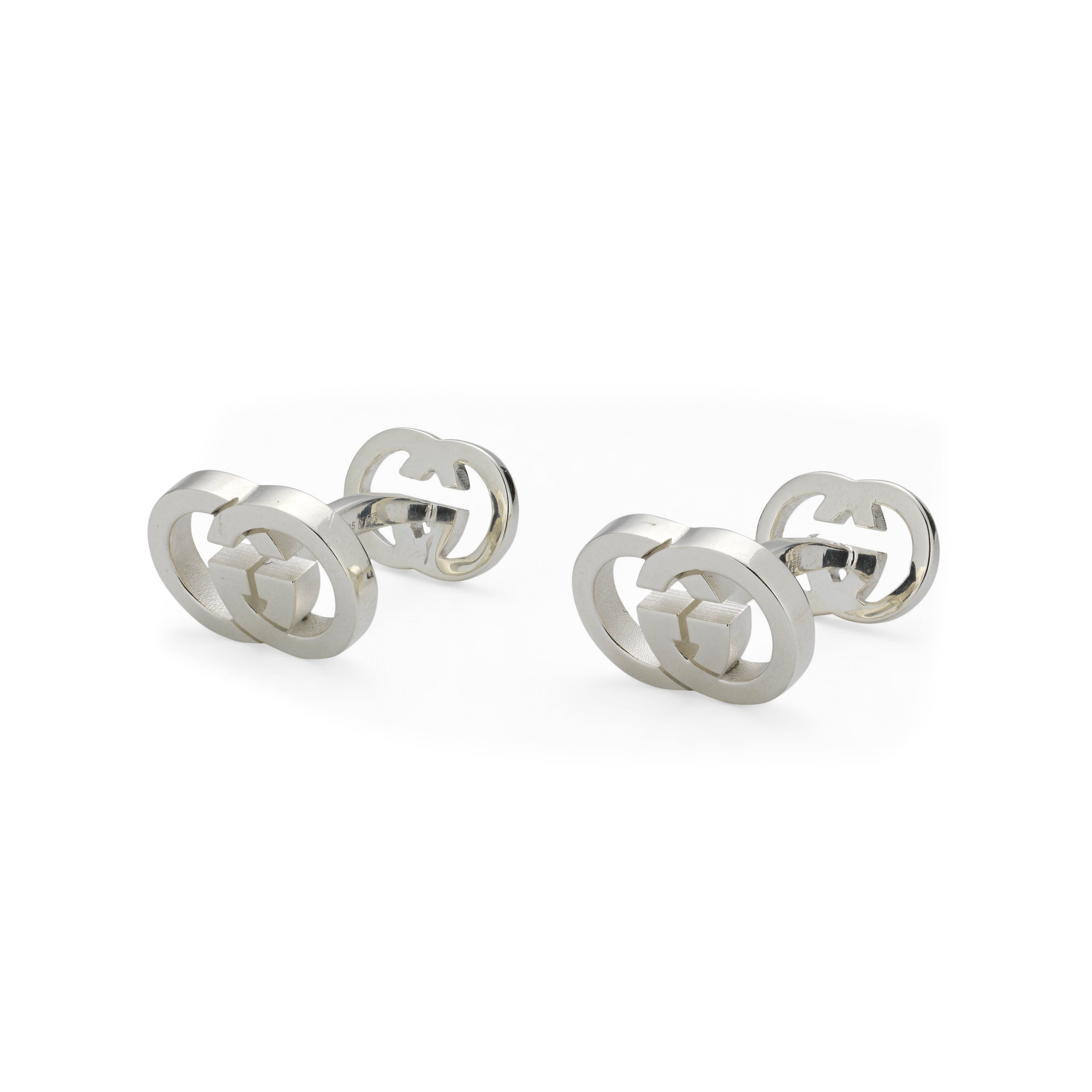 Gucci Interlocking Cufflinks (YBE814829001)