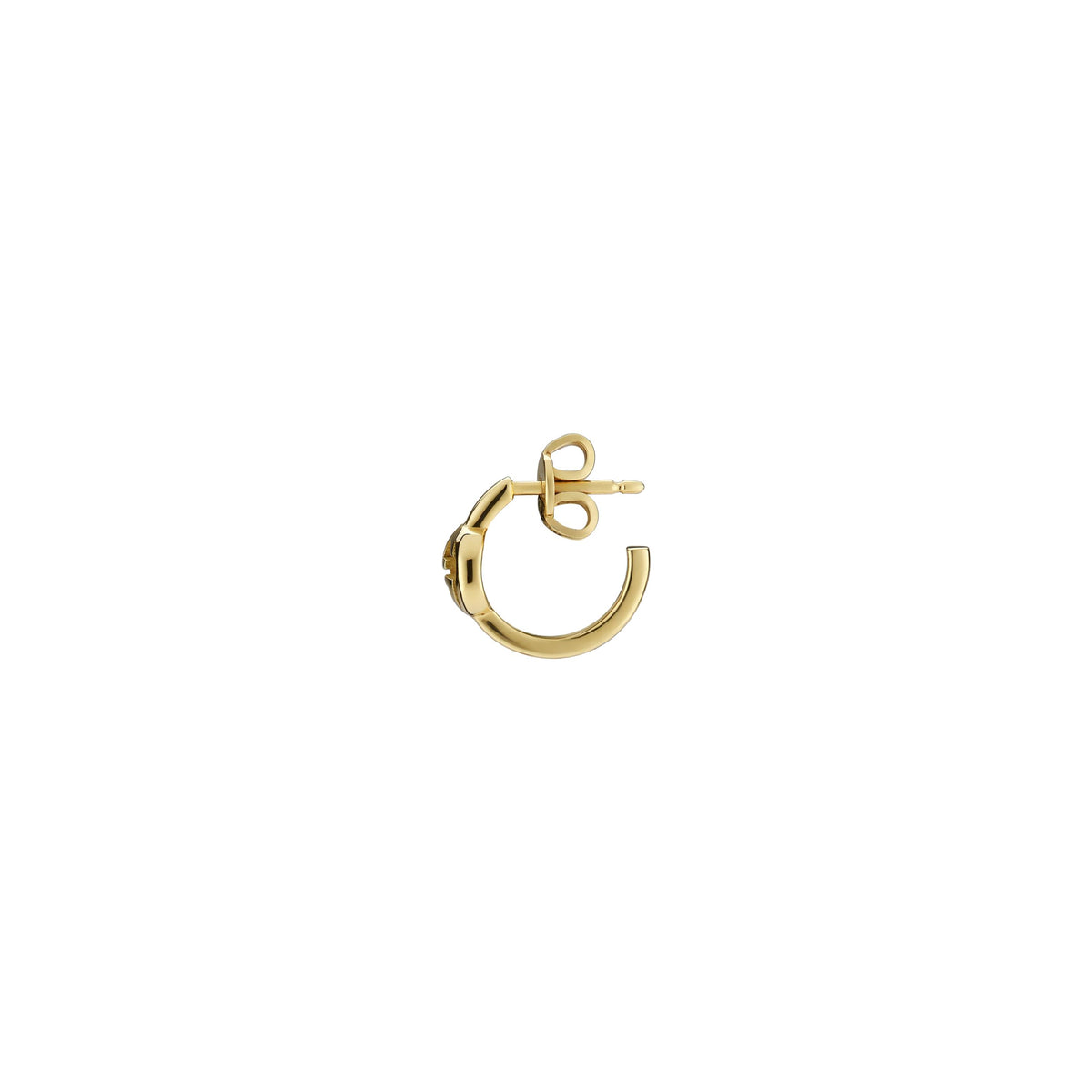 Gucci Interlocking 18k Hoop Earrings (YBDA000NA001)