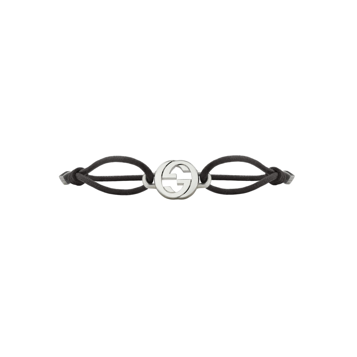 Gucci Interlocking Cord Bracelet (YBAA002MN001)