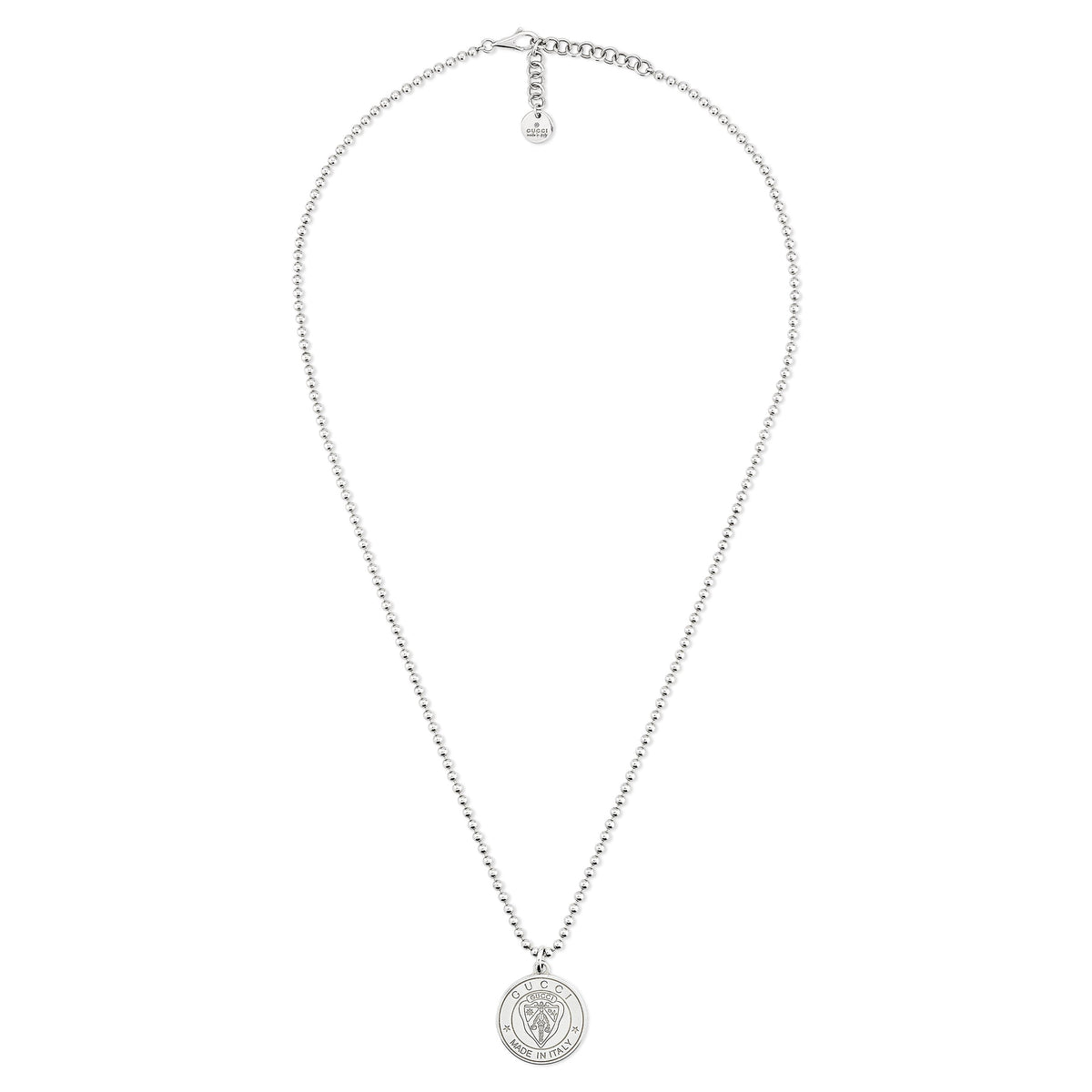 Gucci Crest Pendant Necklace (YBB874217001)