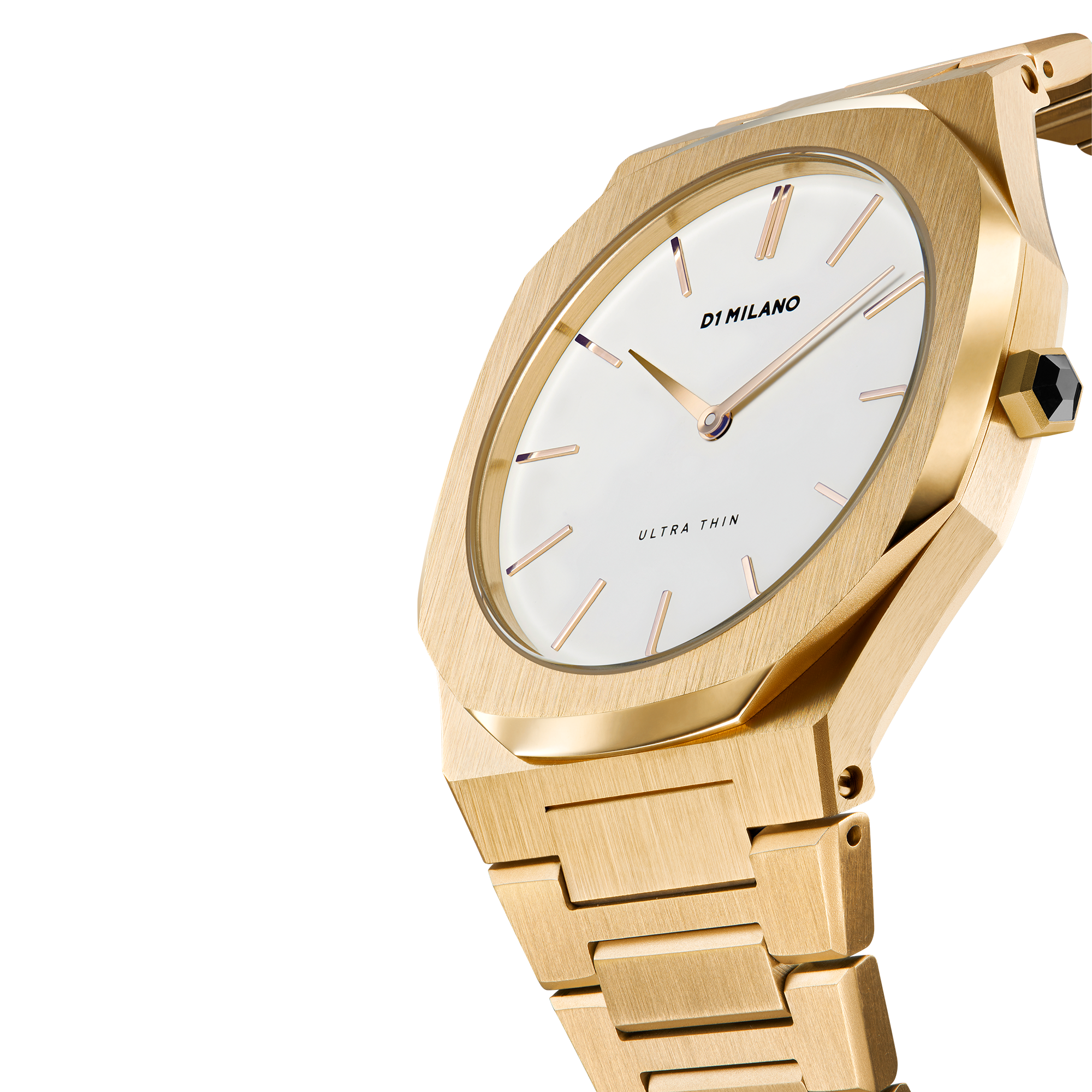 Ladies Ultra Thin Bracelet Gold Watch D1-UTBL03 D1 Milano