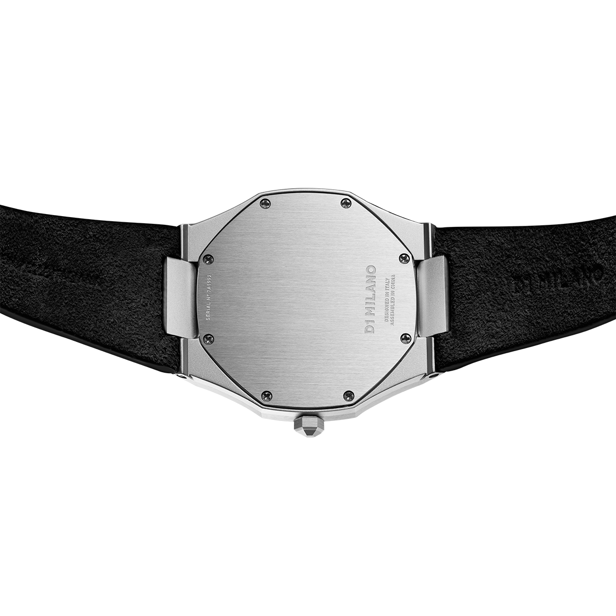 Men's Ultra Thin Suede Stromboli Black Watch D1-A-UT01 D1 Milano