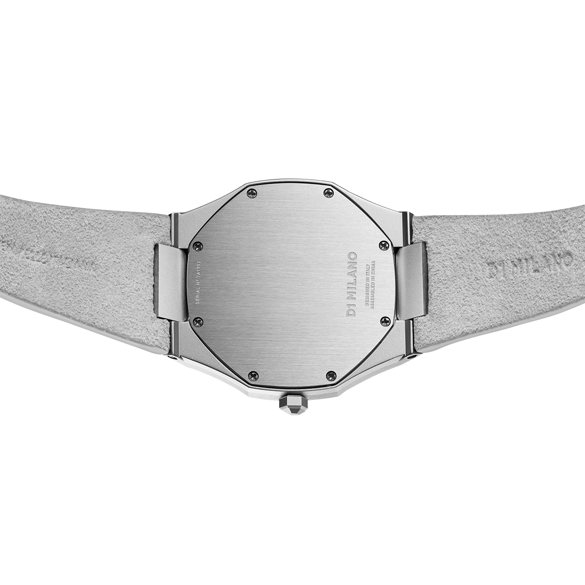 Ladies Ultra Thin Suede Carrara Grey Watch D1-A-UTL02 D1 Milano