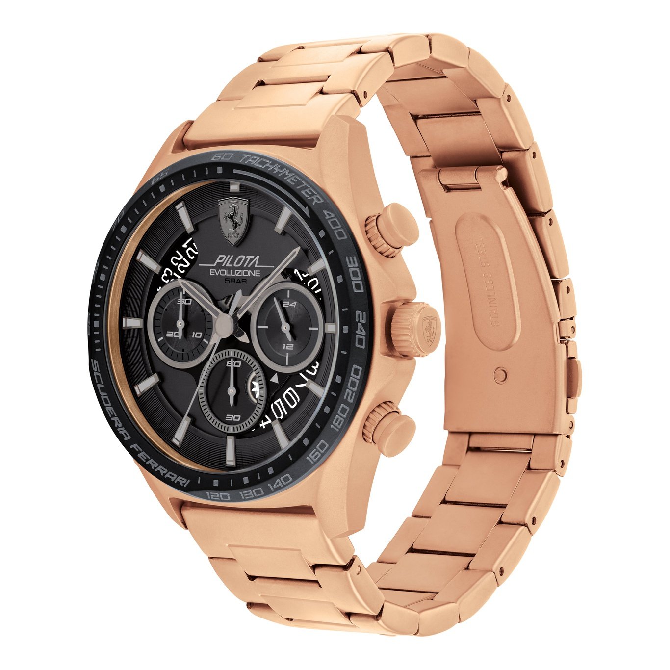 Scuderia ferrari discount rose gold watch