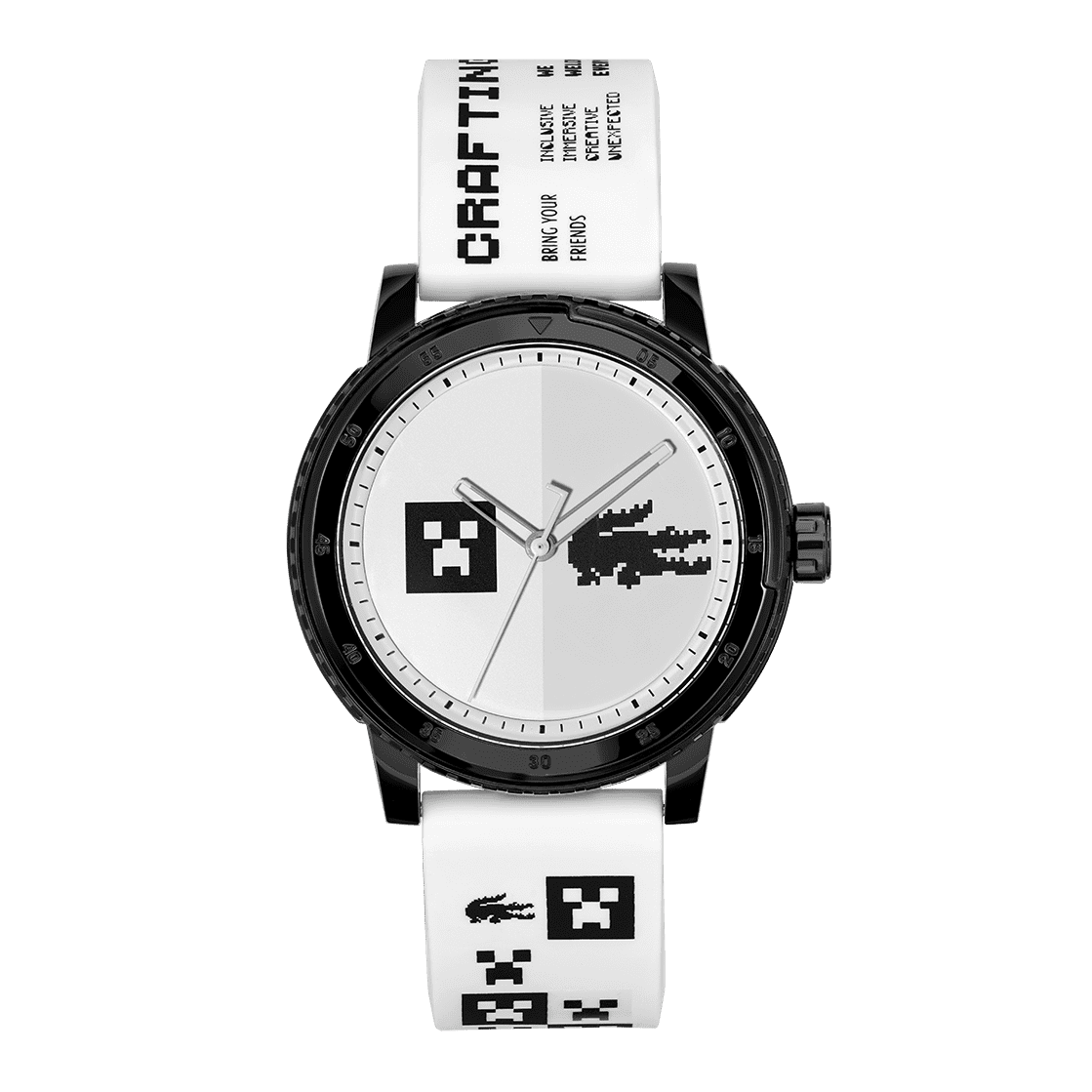 Men's Lacoste X Minecraft Silicone Watch 2011180 Lacoste
