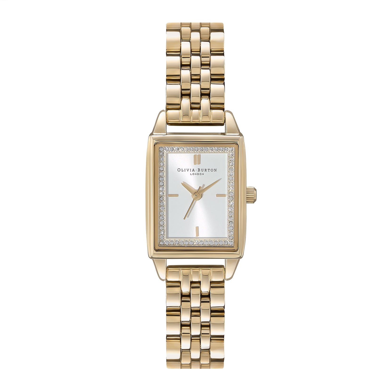Townhouse Rectangle Gold Bracelet Watch 24000013 Olivia Burton