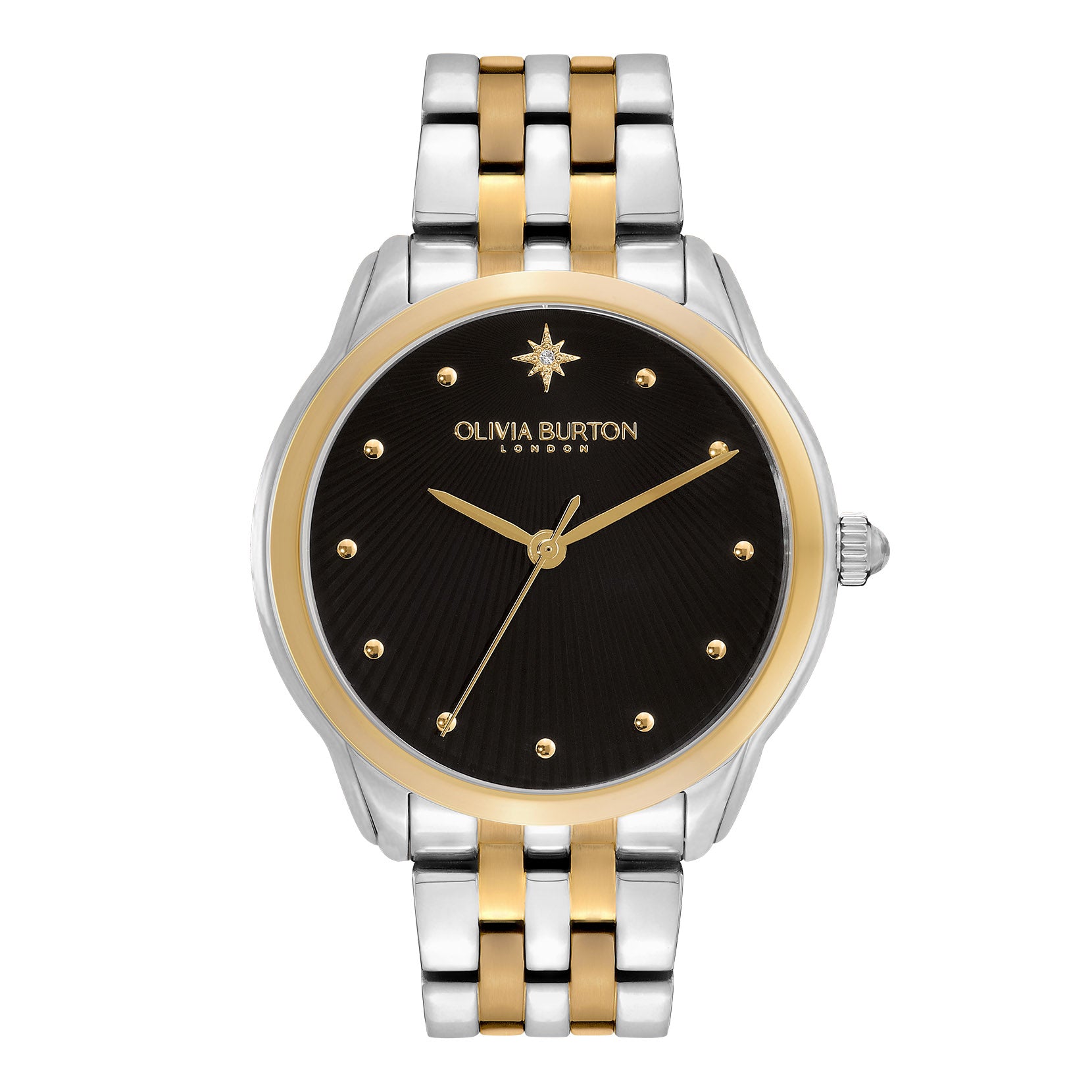 Starlight Black & Two Tone Bracelet Watch 24000049 Olivia Burton