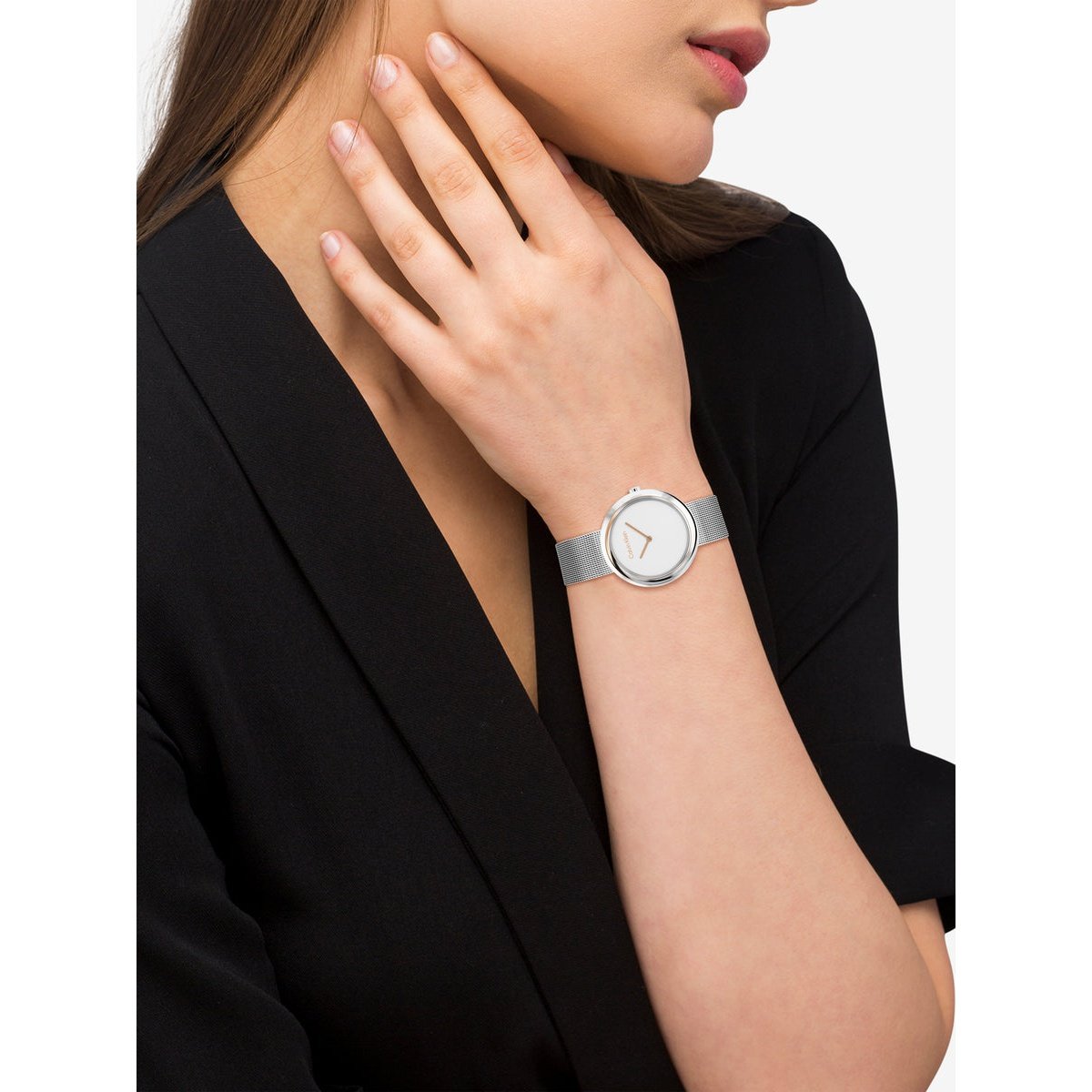 Ladies Twisted Bezel Watch 25200011 Calvin Klein
