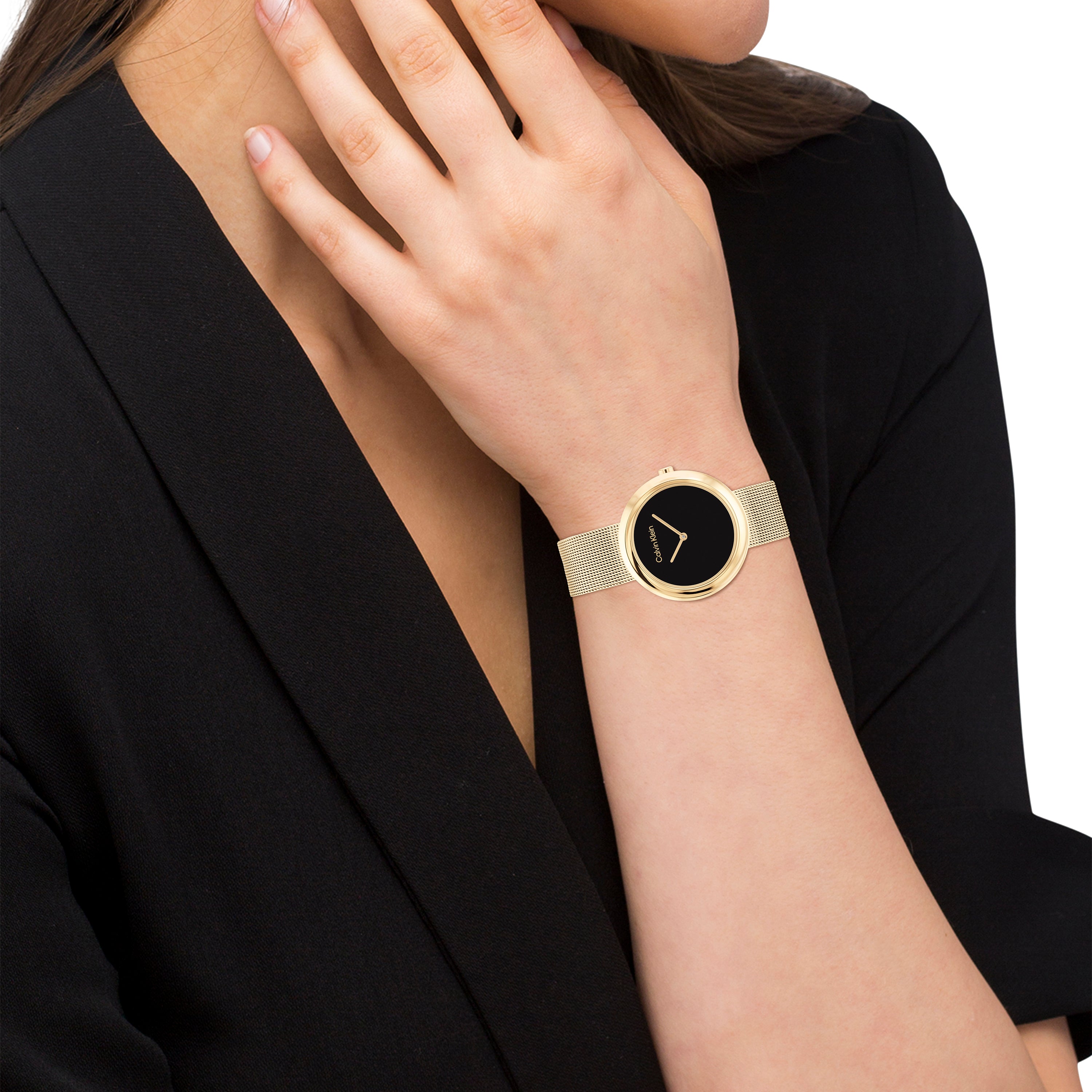 Ladies Twisted Bezel Watch 25200012 Calvin Klein