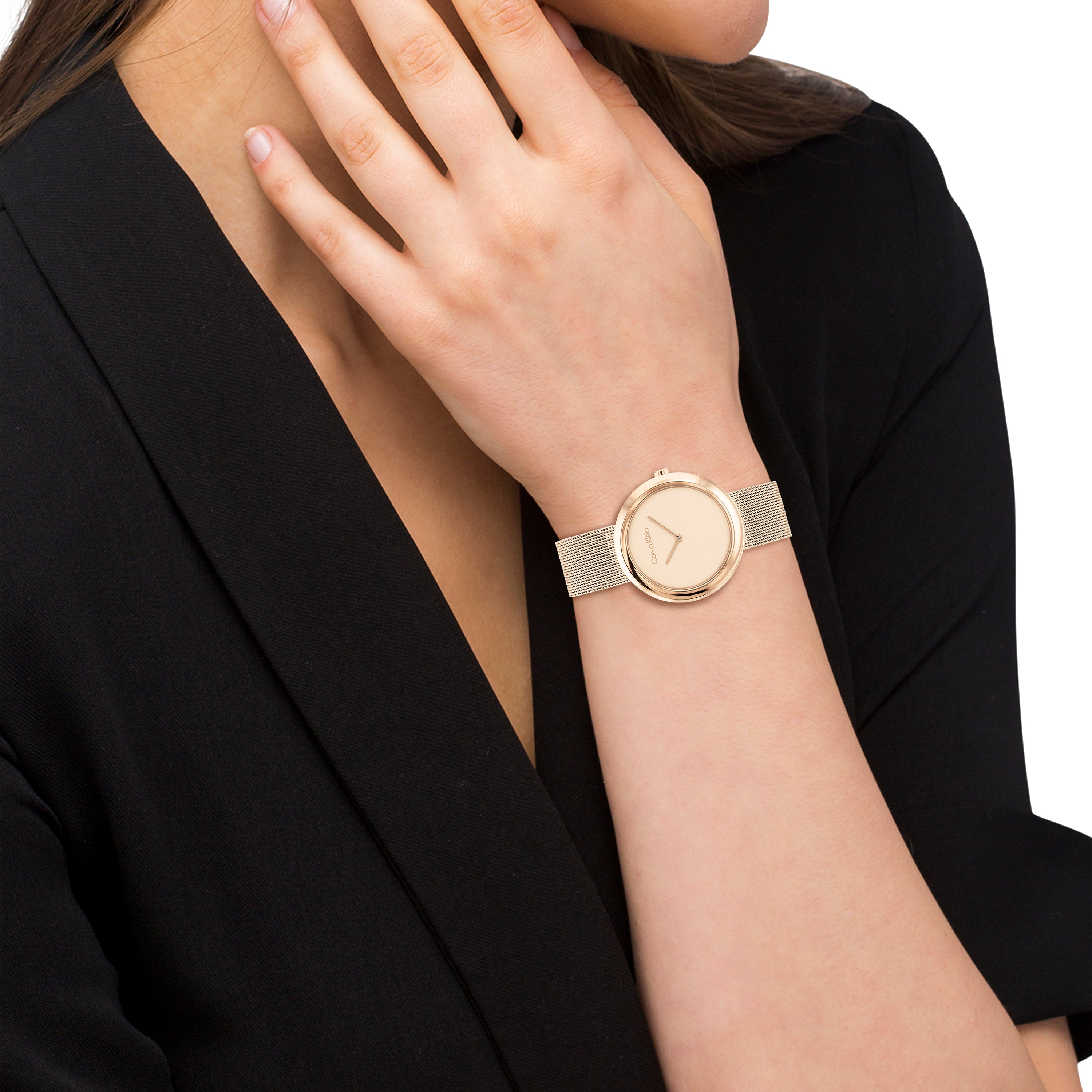 Ladies Twisted Bezel Watch 25200013 Calvin Klein