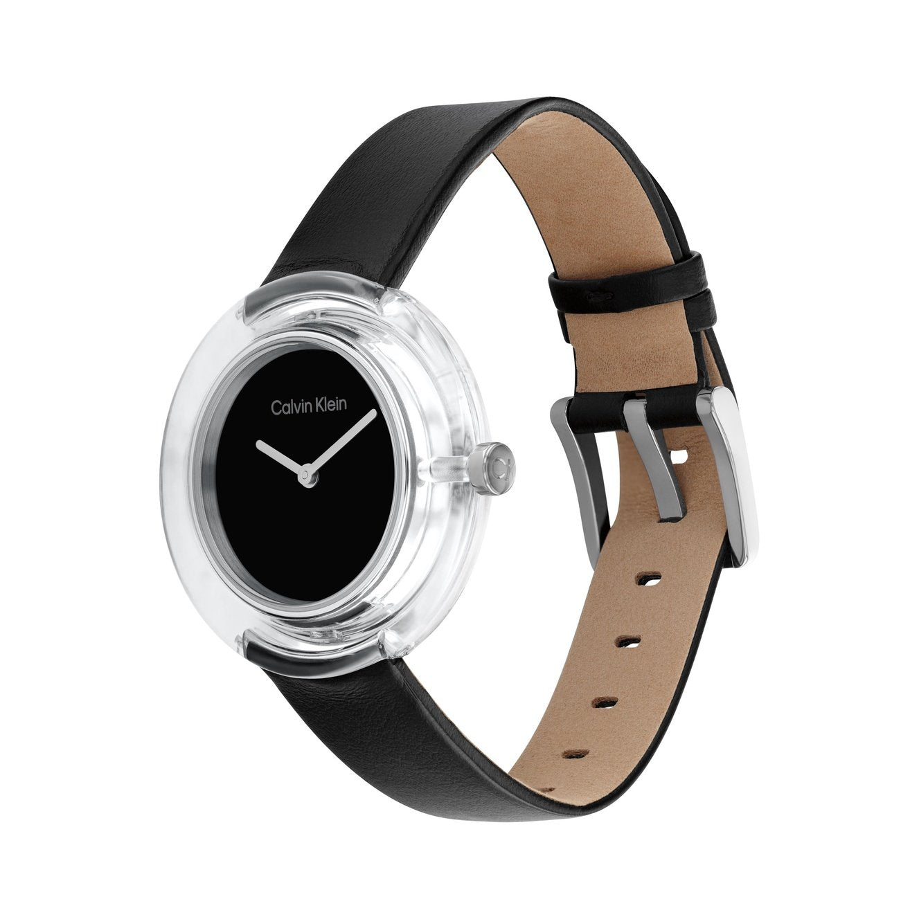 Ladies Circular Transparent Watch 25200020 Calvin Klein