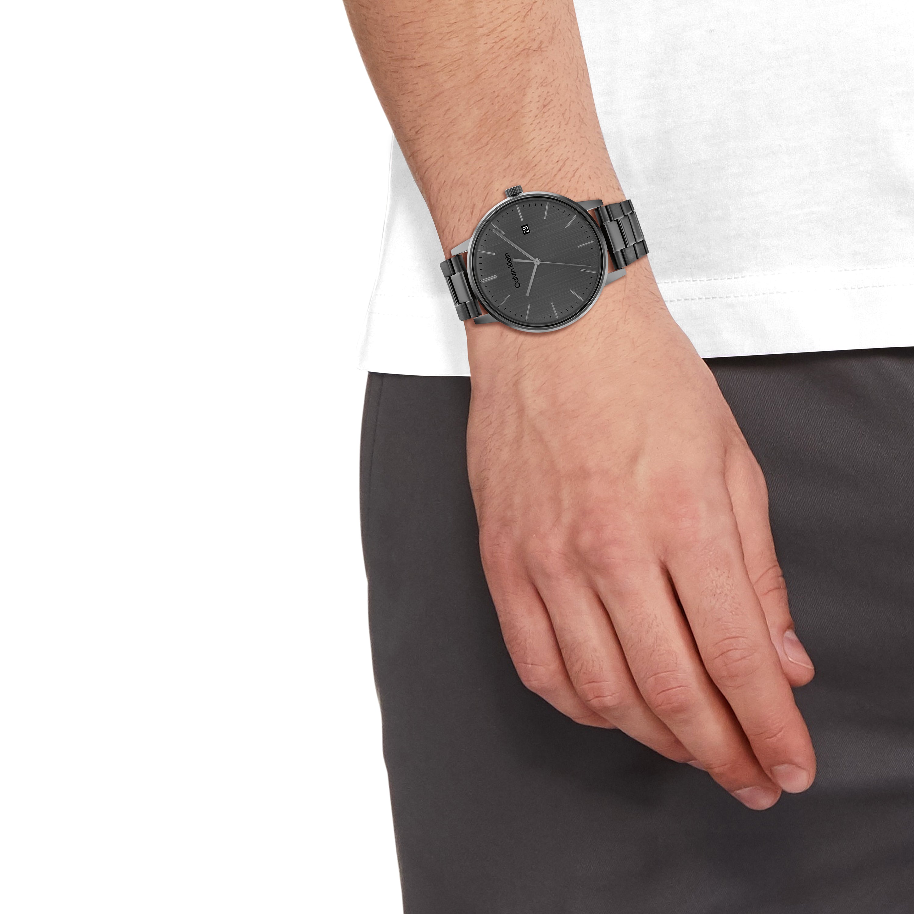 Men's Linked Bracelet Watch 25200054 Calvin Klein