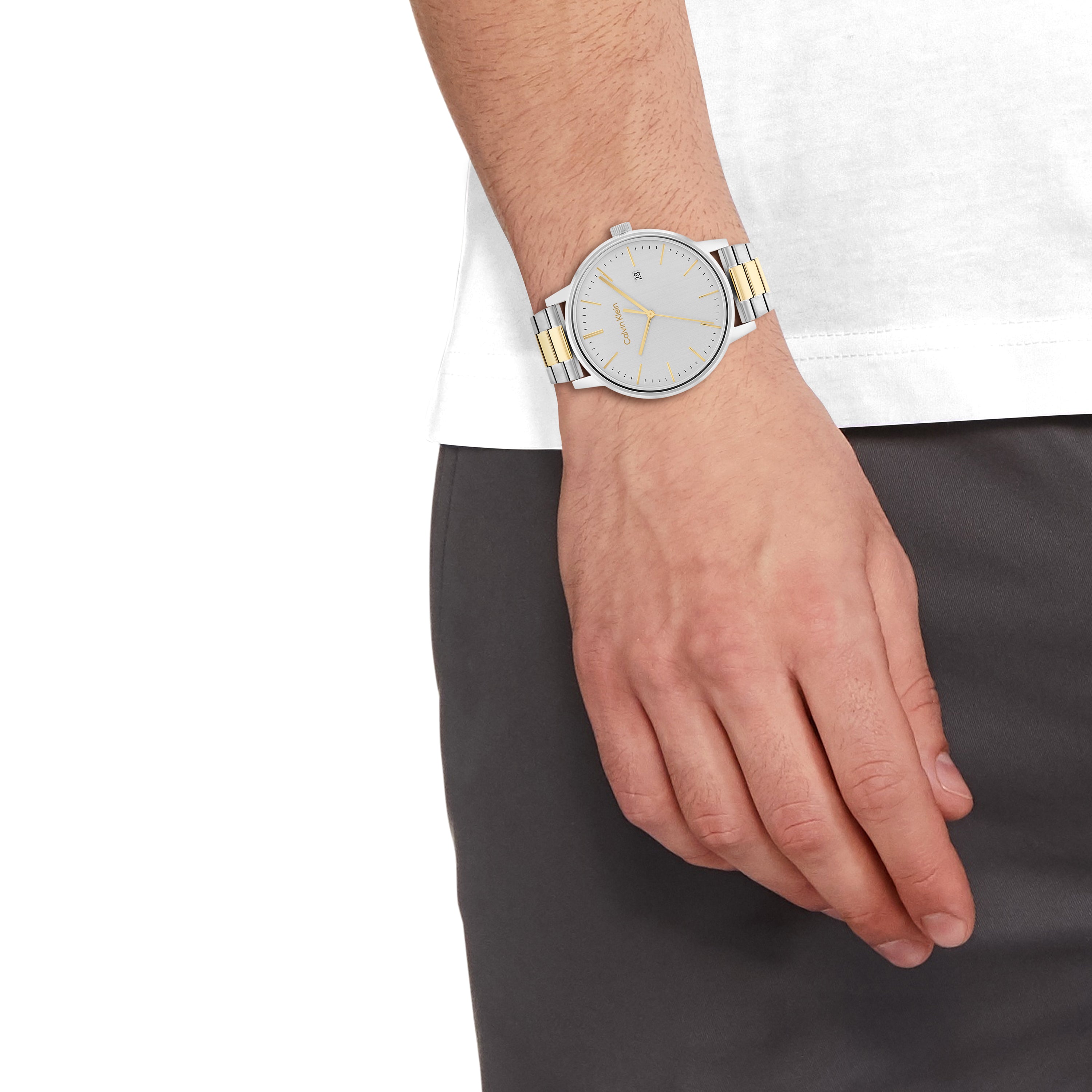 Men's Linked Bracelet Watch 25200055 Calvin Klein