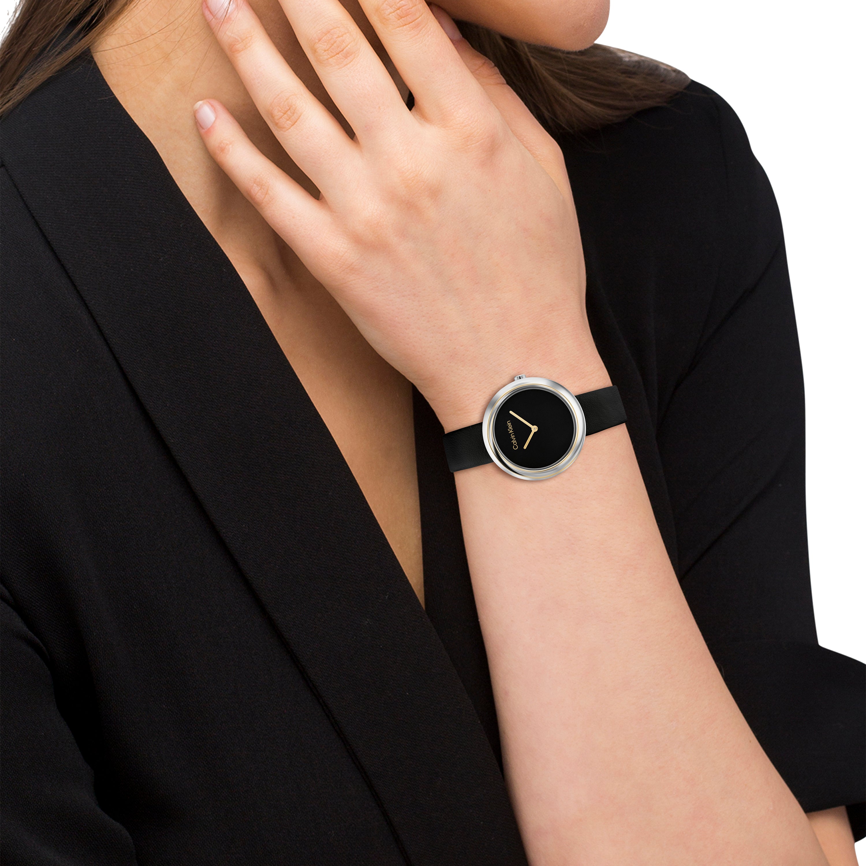 Ladies Twisted Bezel Watch 25200093 Calvin Klein