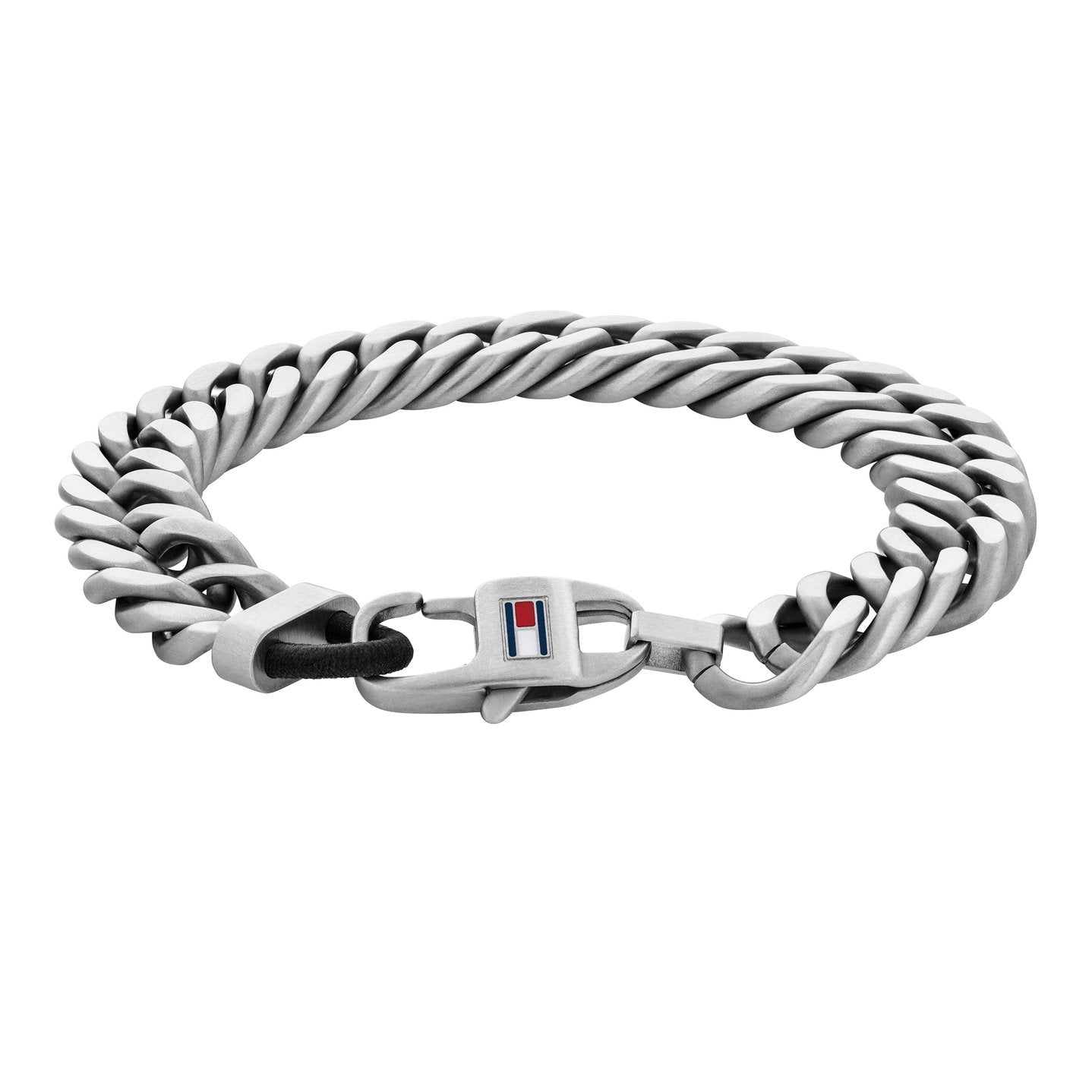 Men's Stainless Steel & Black Elastic Band Bracelet 2790202 Tommy Hilfiger Jewelry