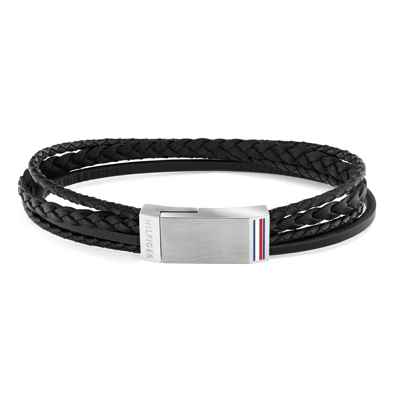 Men's Leather Multi Wrap Bracelet 2790281S Tommy Hilfiger Jewelry