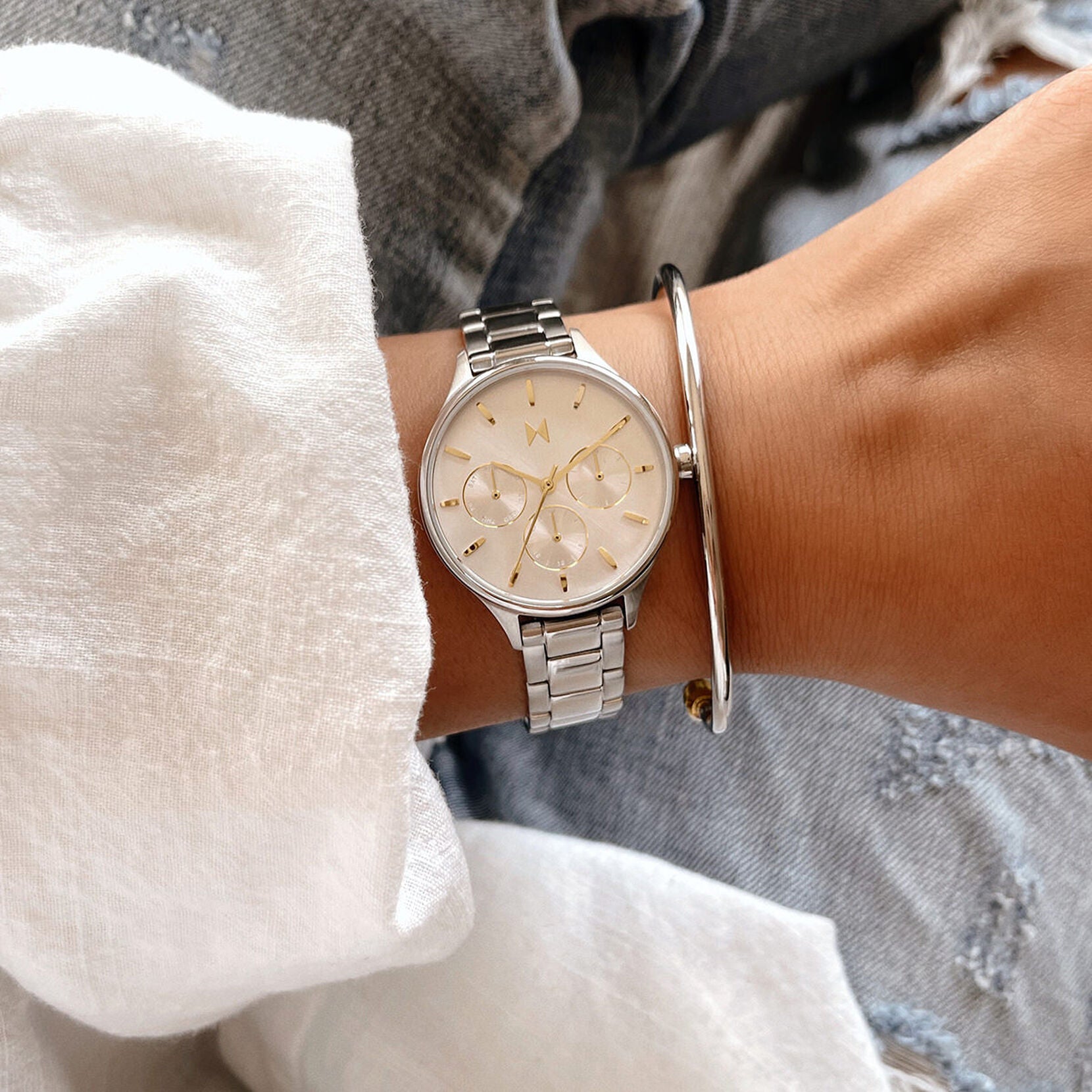 Ladies Reina Siren Silver Watch 28000237-D MVMT