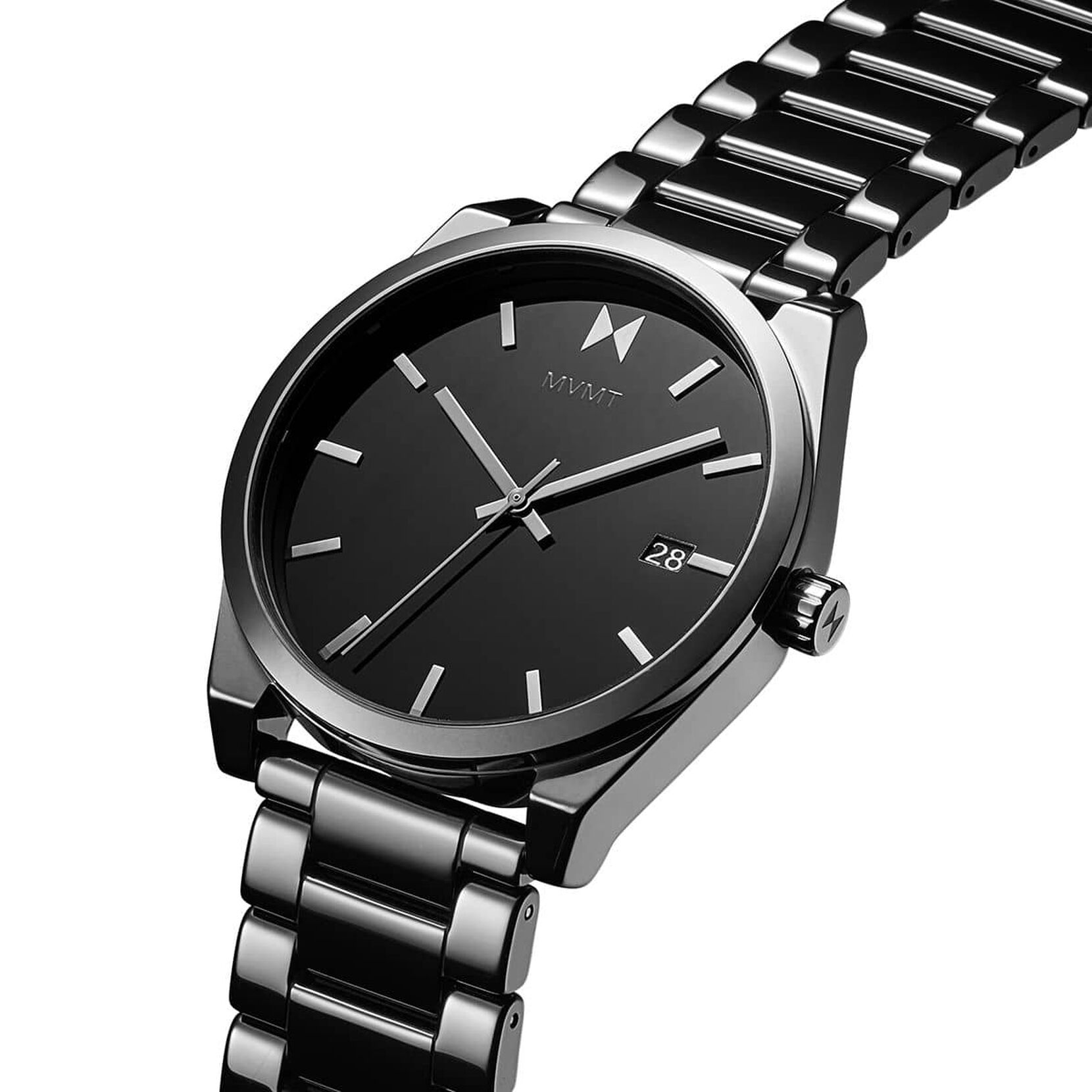 Men's Gloss Black Element Ceramic Watch 28000252-D MVMT