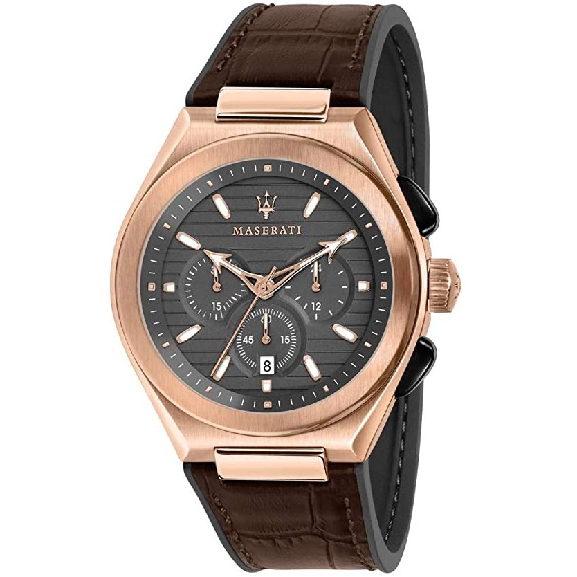 Men's Brown Watch R8871639003 Maserati