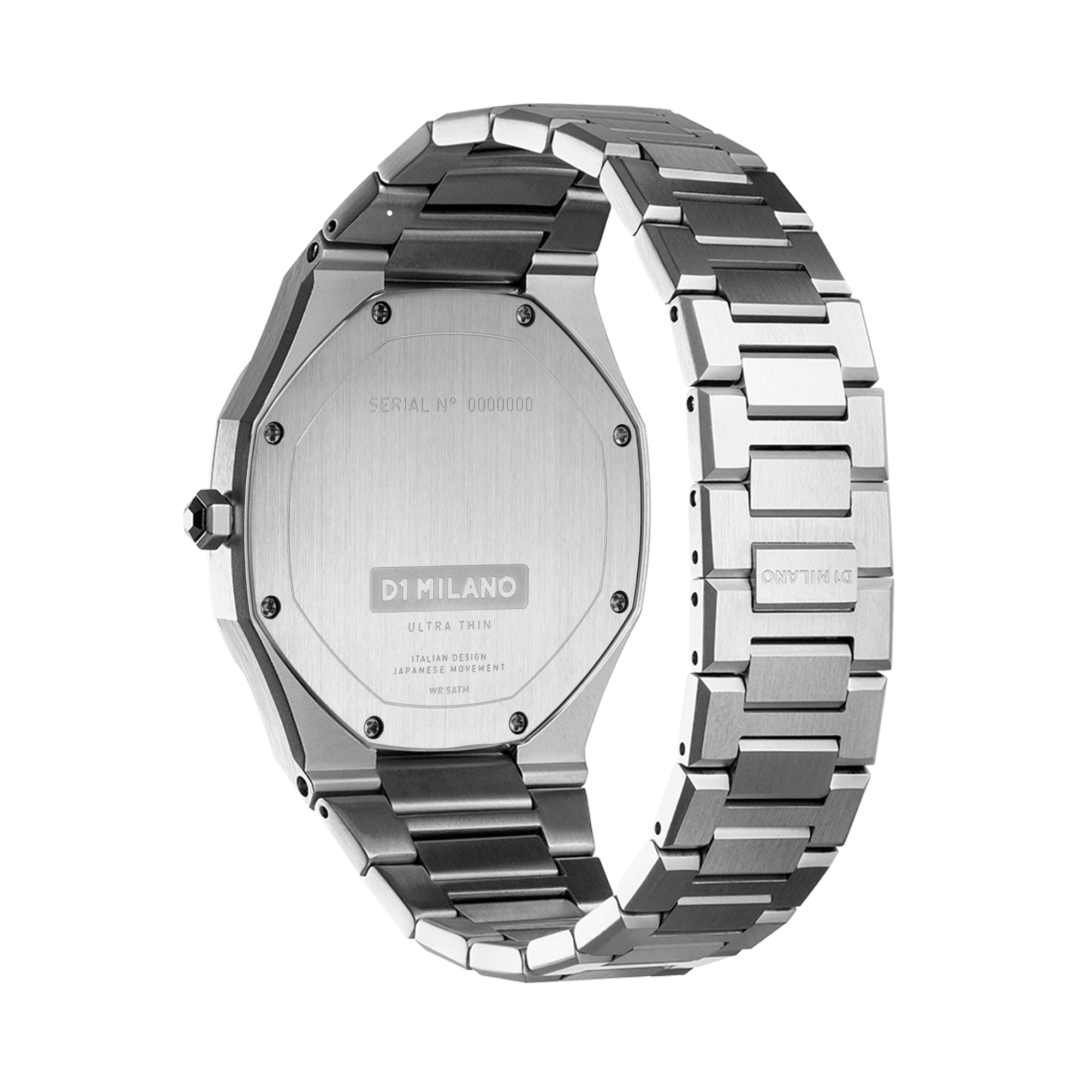 Unisex Ultra Thin Bracelet Silver Watch S-A-UTB01 D1 Milano