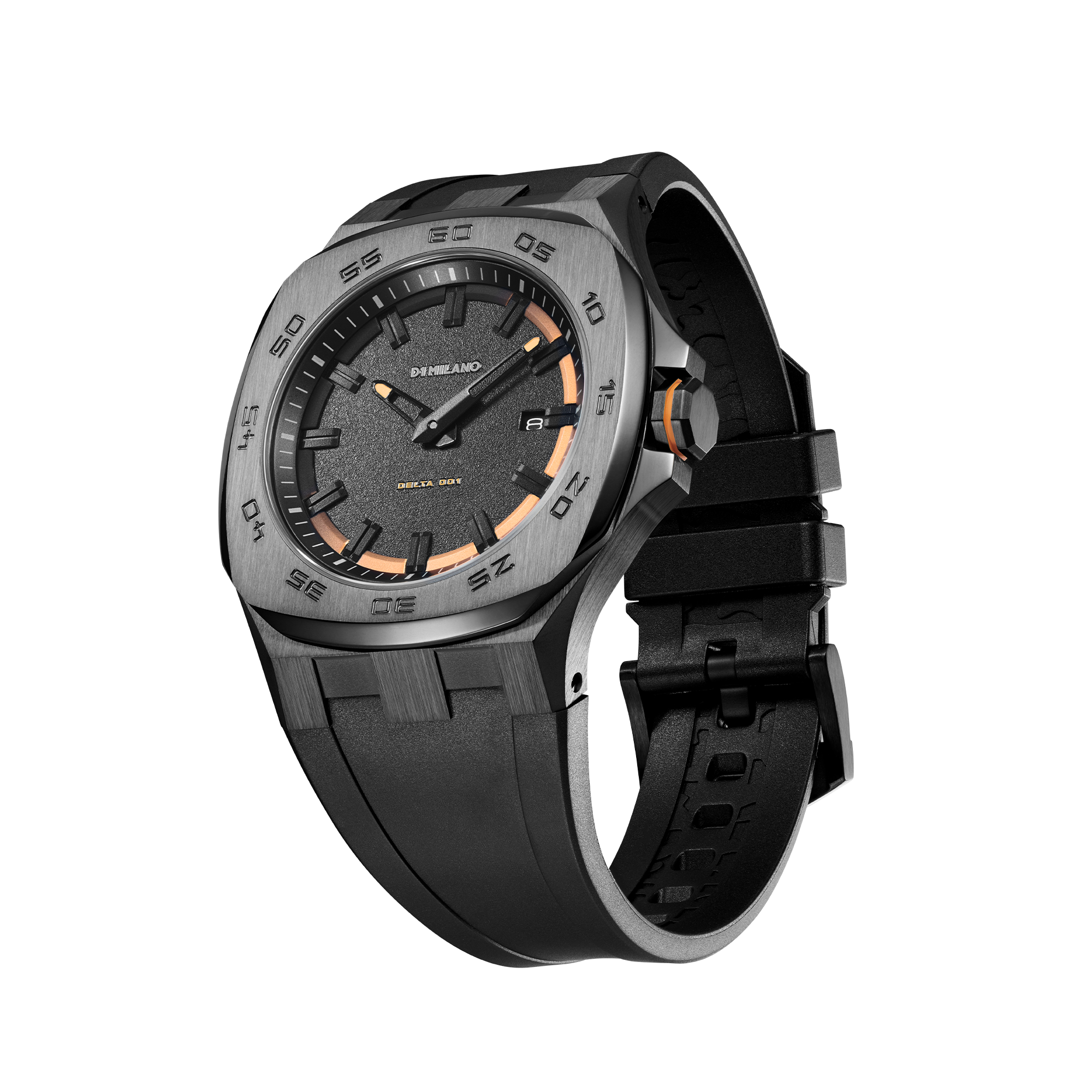 Men's Rust Delta 001 41.5mm Watch D1-DTRJ03 D1 Milano