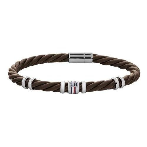 Brown Leather Bracelet 2790200S Tommy Hilfiger Jewelry