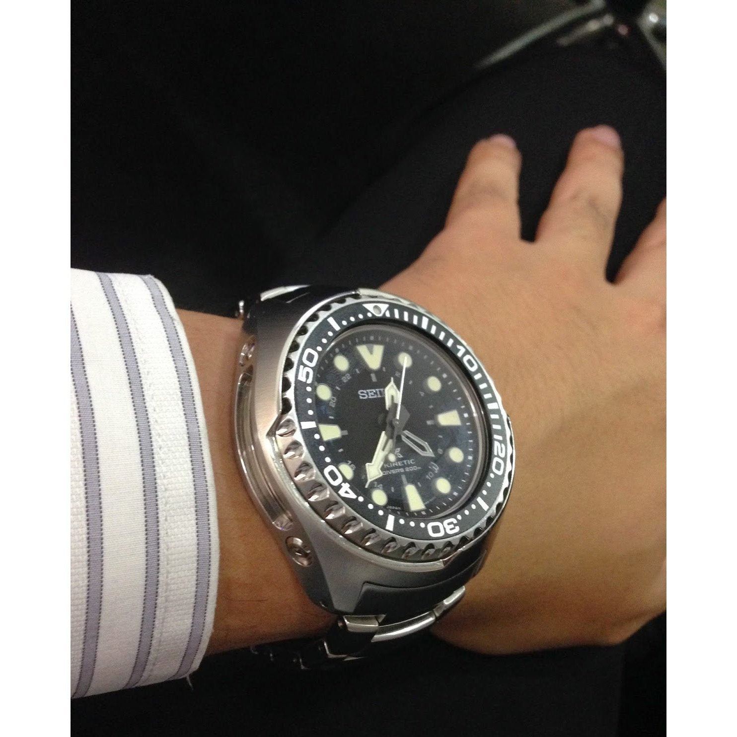 Seiko prospex kinetic online gmt sun019p1