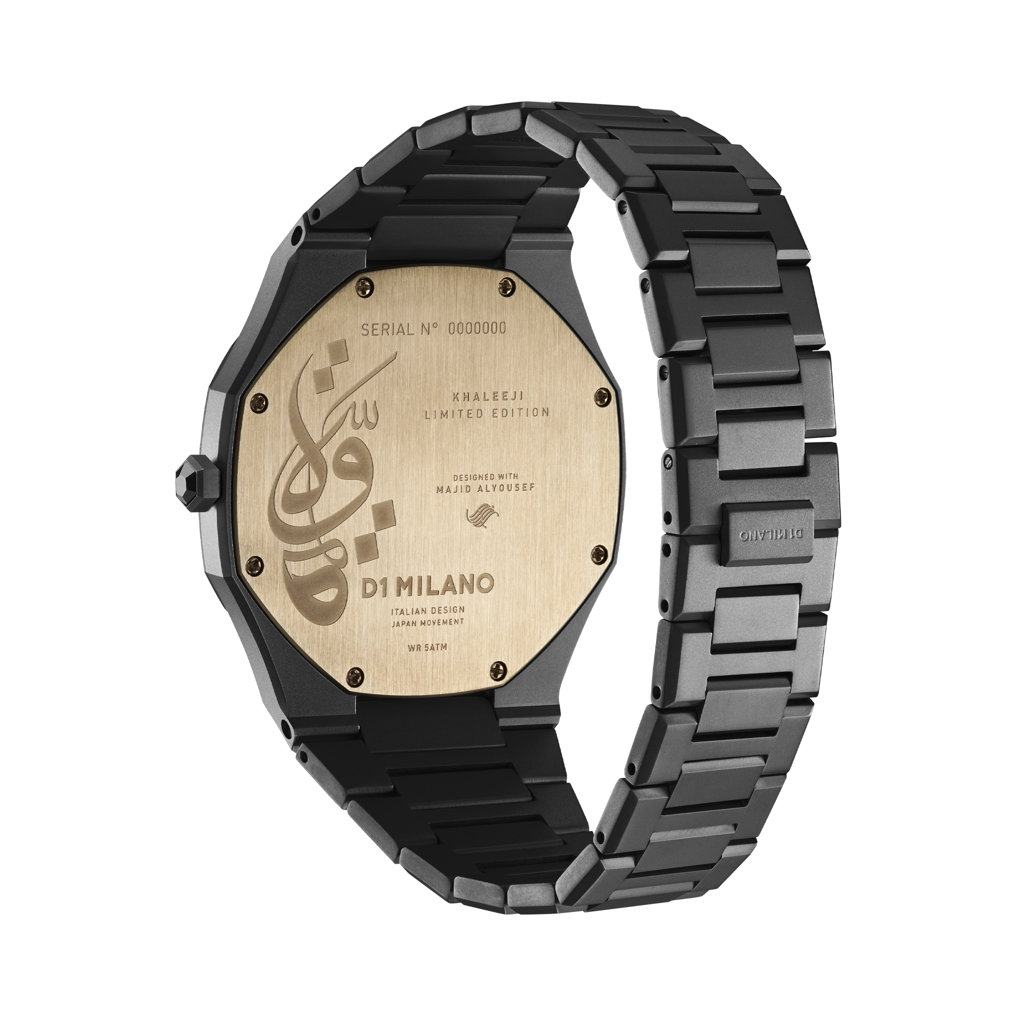 Limited Edition Arabic Index Watch D1-KHBJ04 D1 Milano